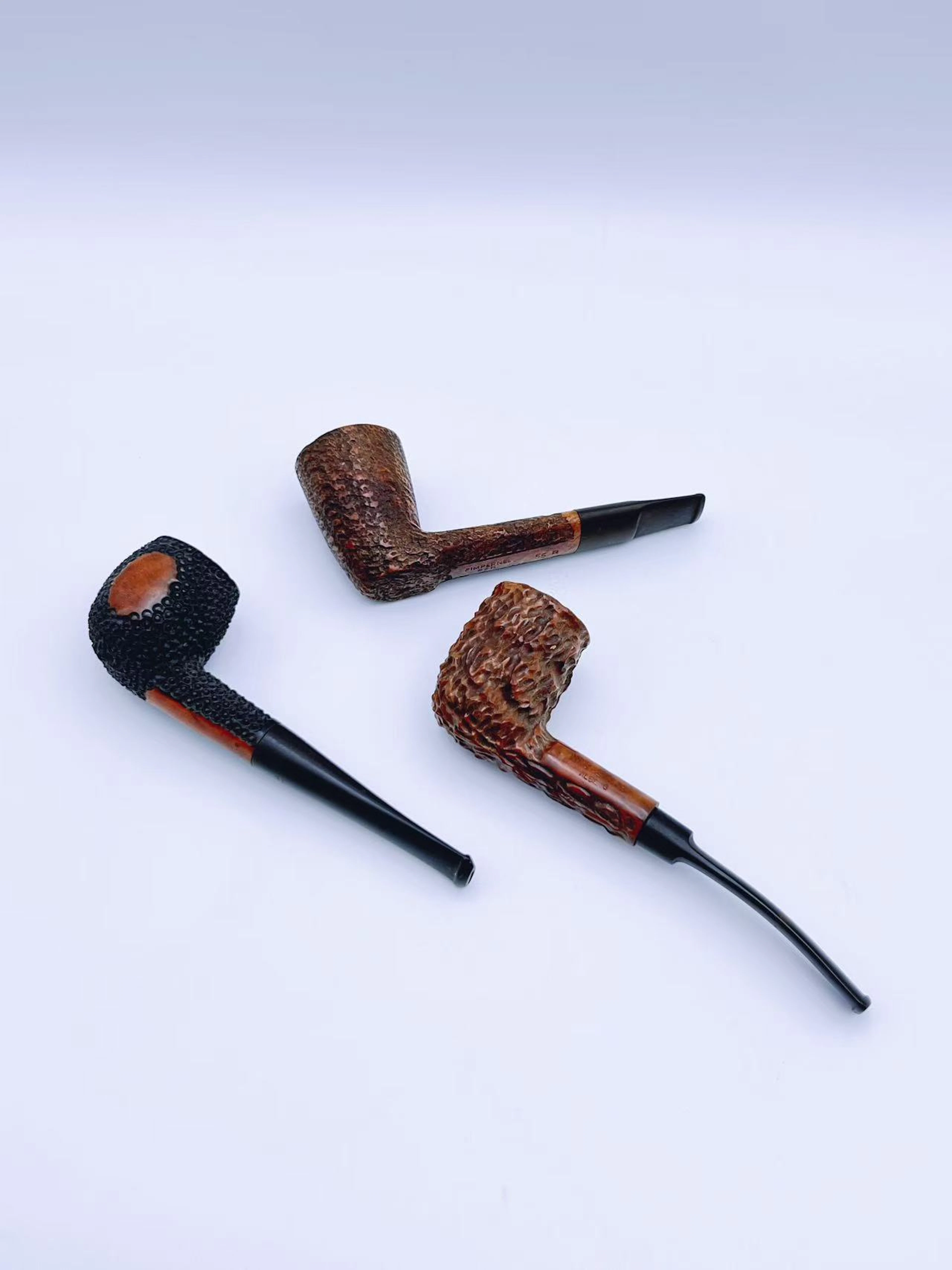 3 piper skåret i rottre