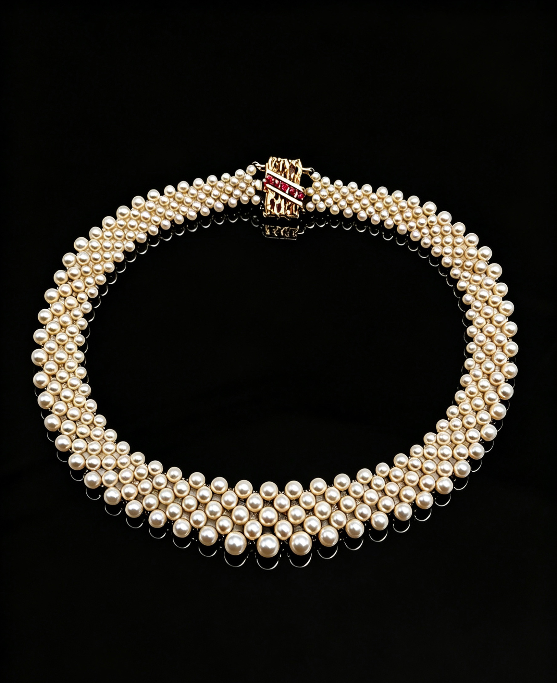 585 Gull- og Perle Collier