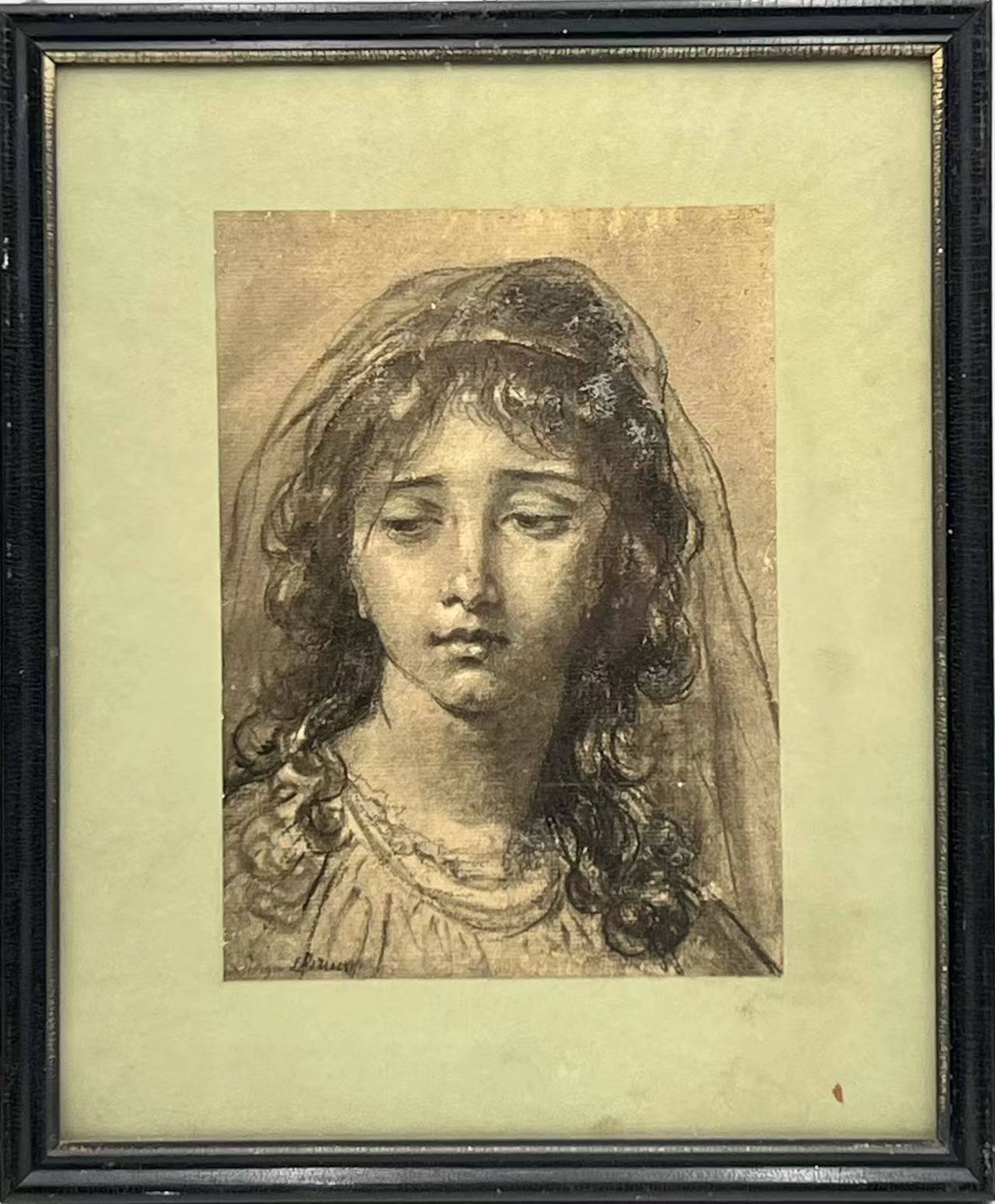1800t "Jeune fille portant un voile"