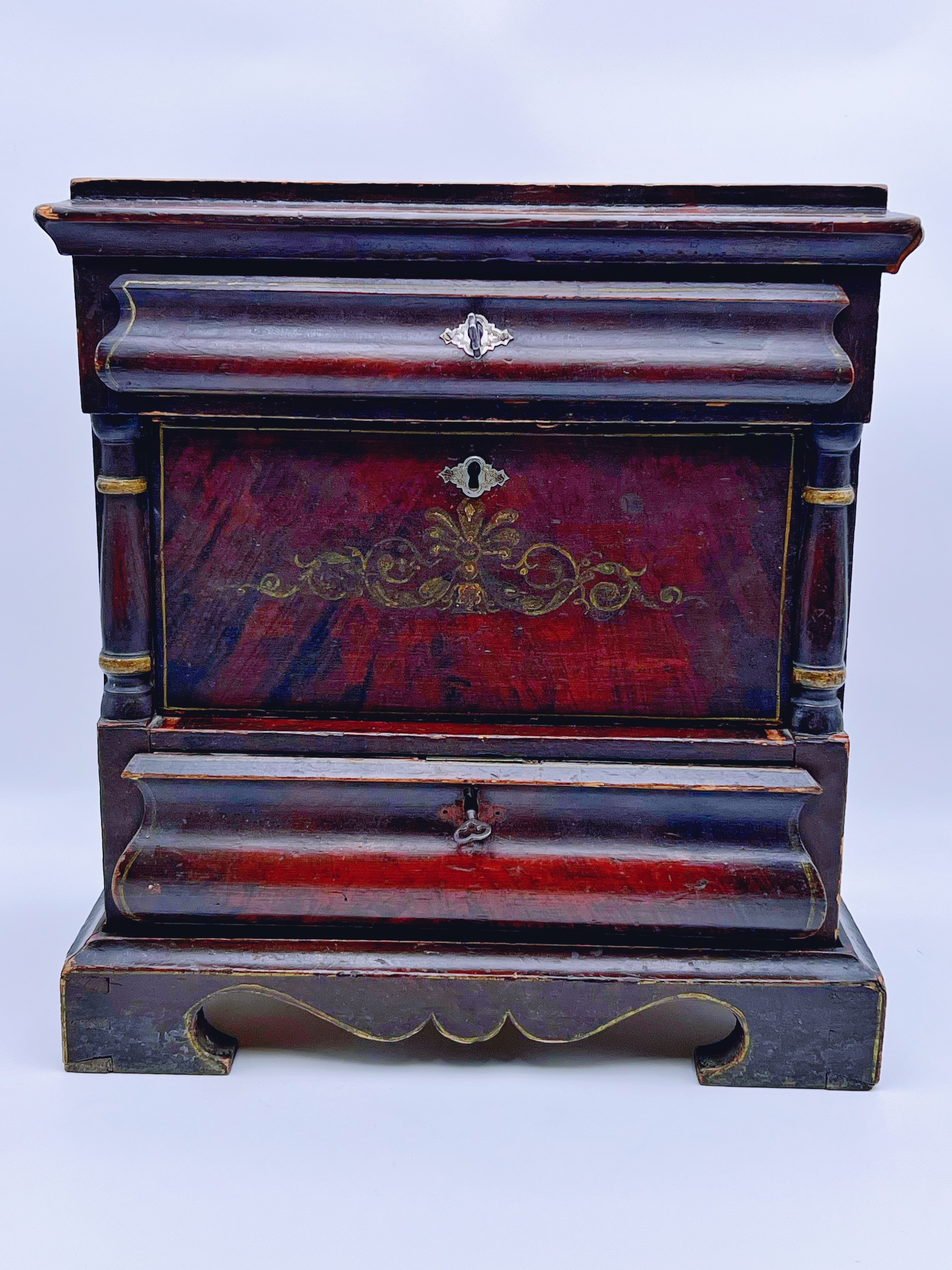 1800t Biedermeier Stil Barnekommode