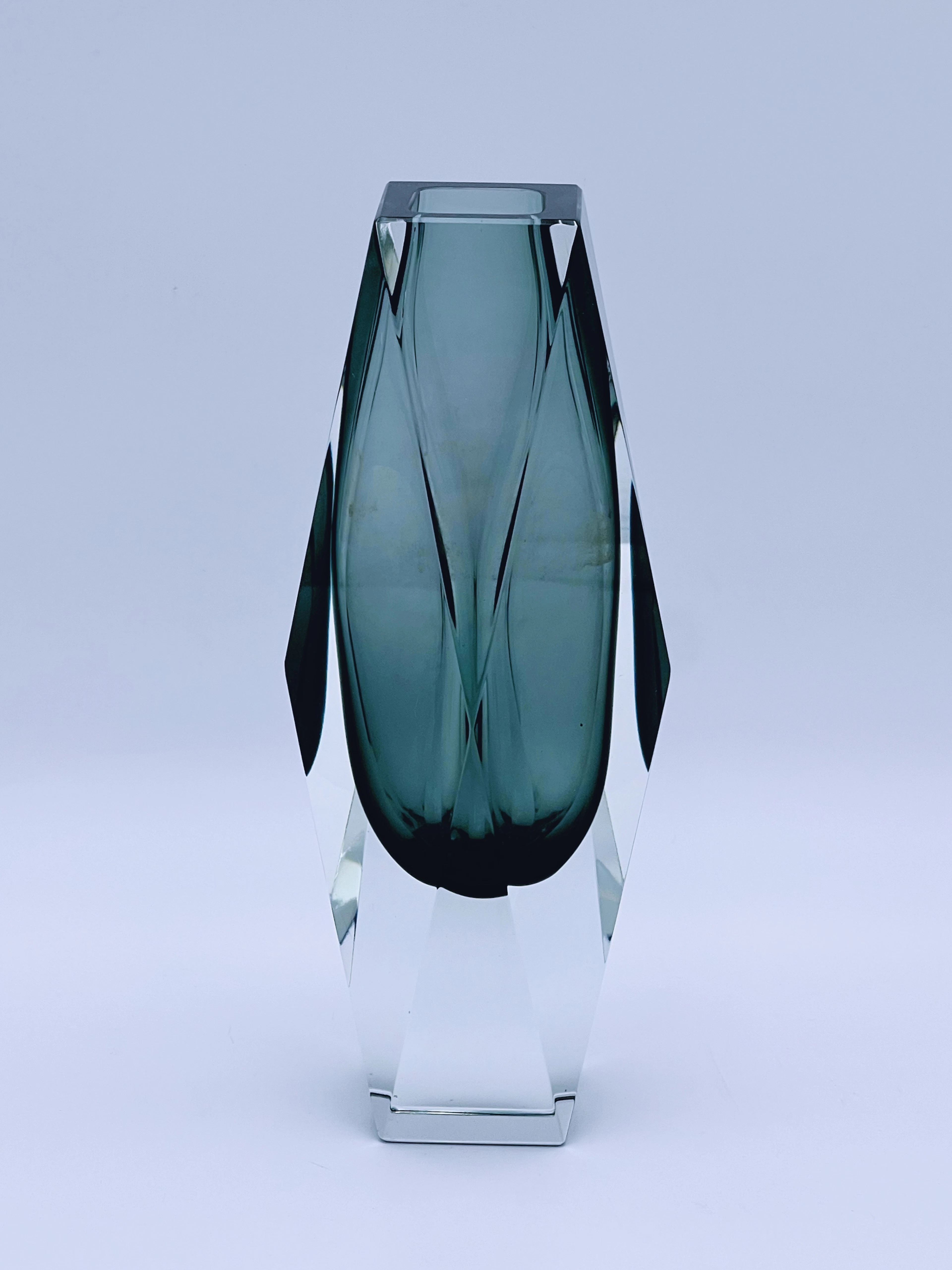 Flavio Poli Sommerso Murano krystallvase