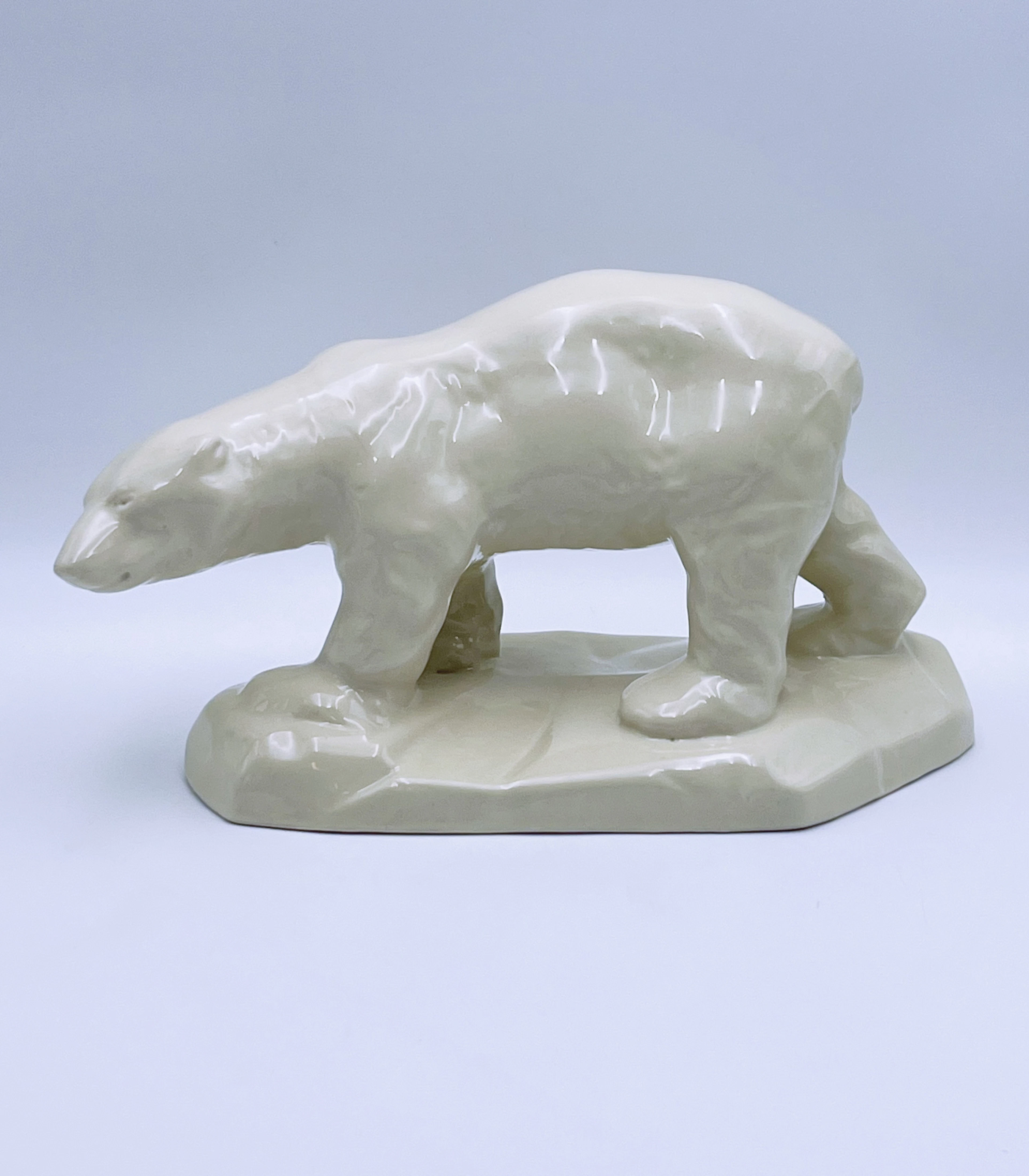 L.35cm Isbjørn Figur