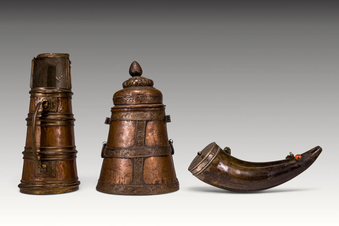 GROUP OF MONGOLIAN AND TIBETAN VESSELS