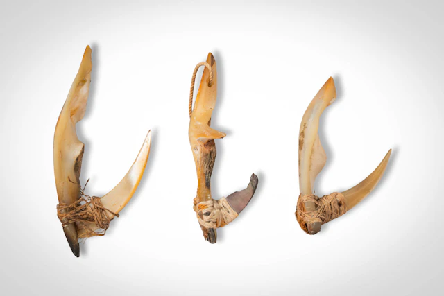 GROUP OF MARSHALL ISLAND FISH HOOKS