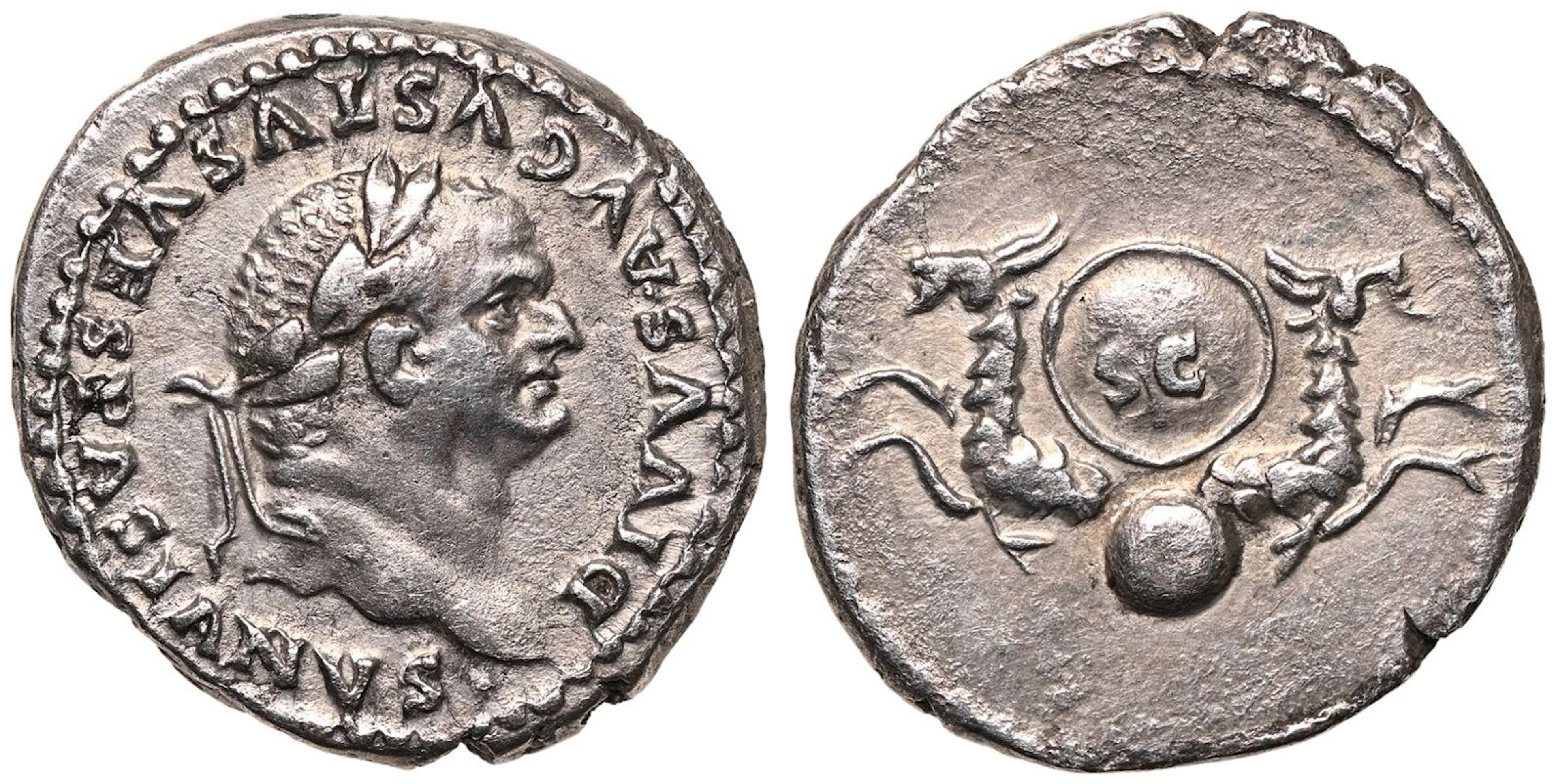 Divus Vespasian AR Denarius