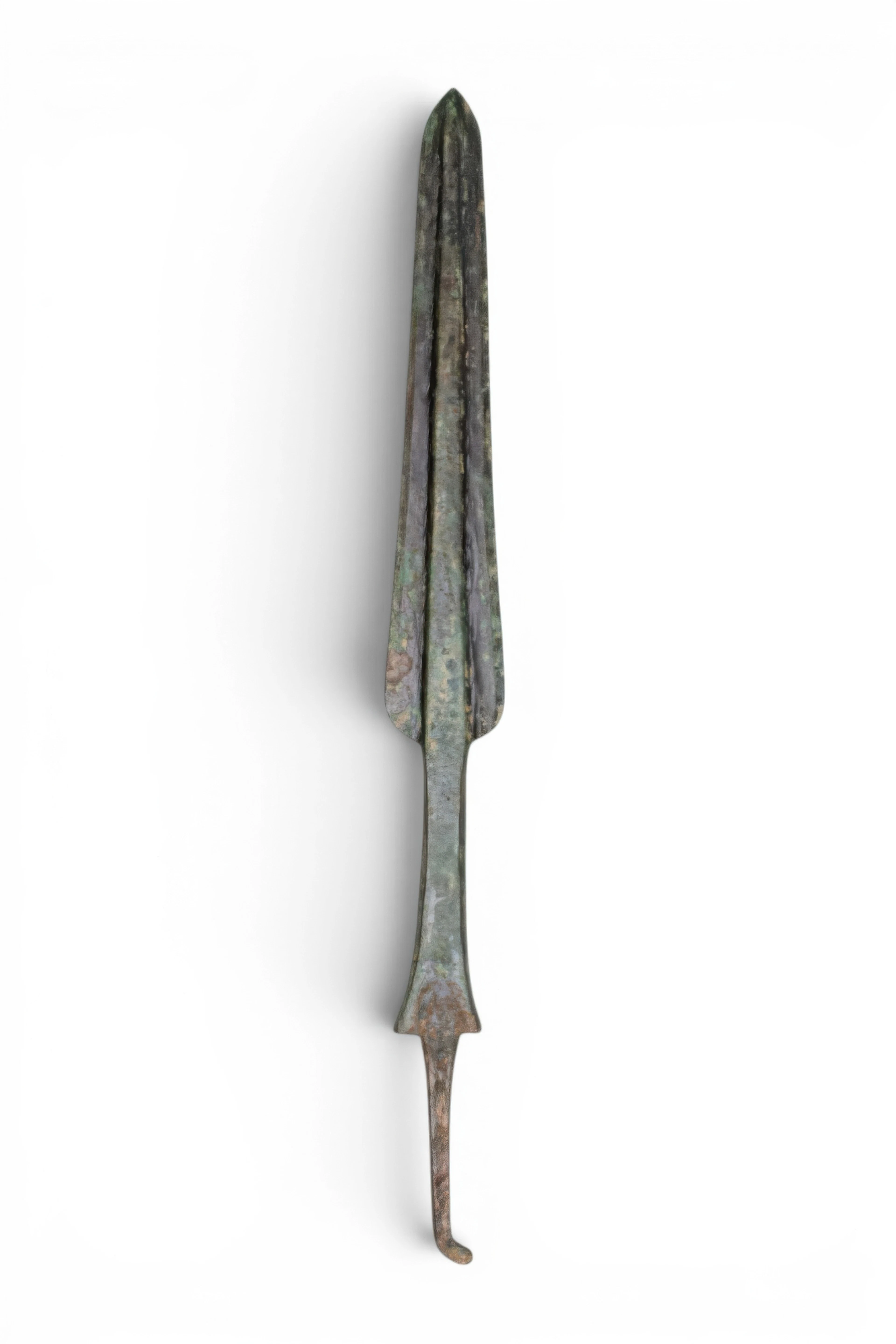 BRONZE AGE / EARLY GREEK PERIOD BRONZE SPEARHEAD