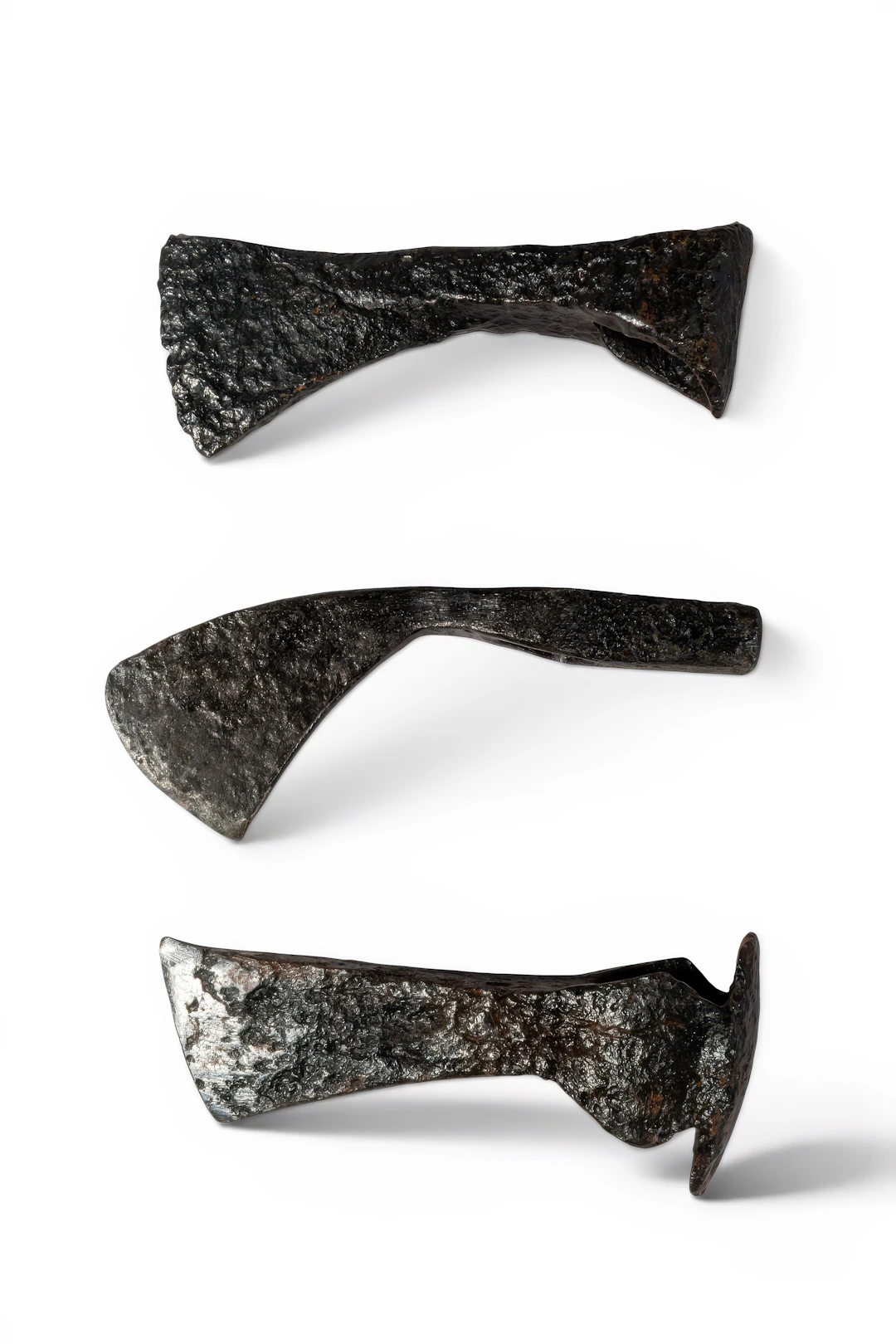 COLLECTION OF VIKING IRON AXE HEADS