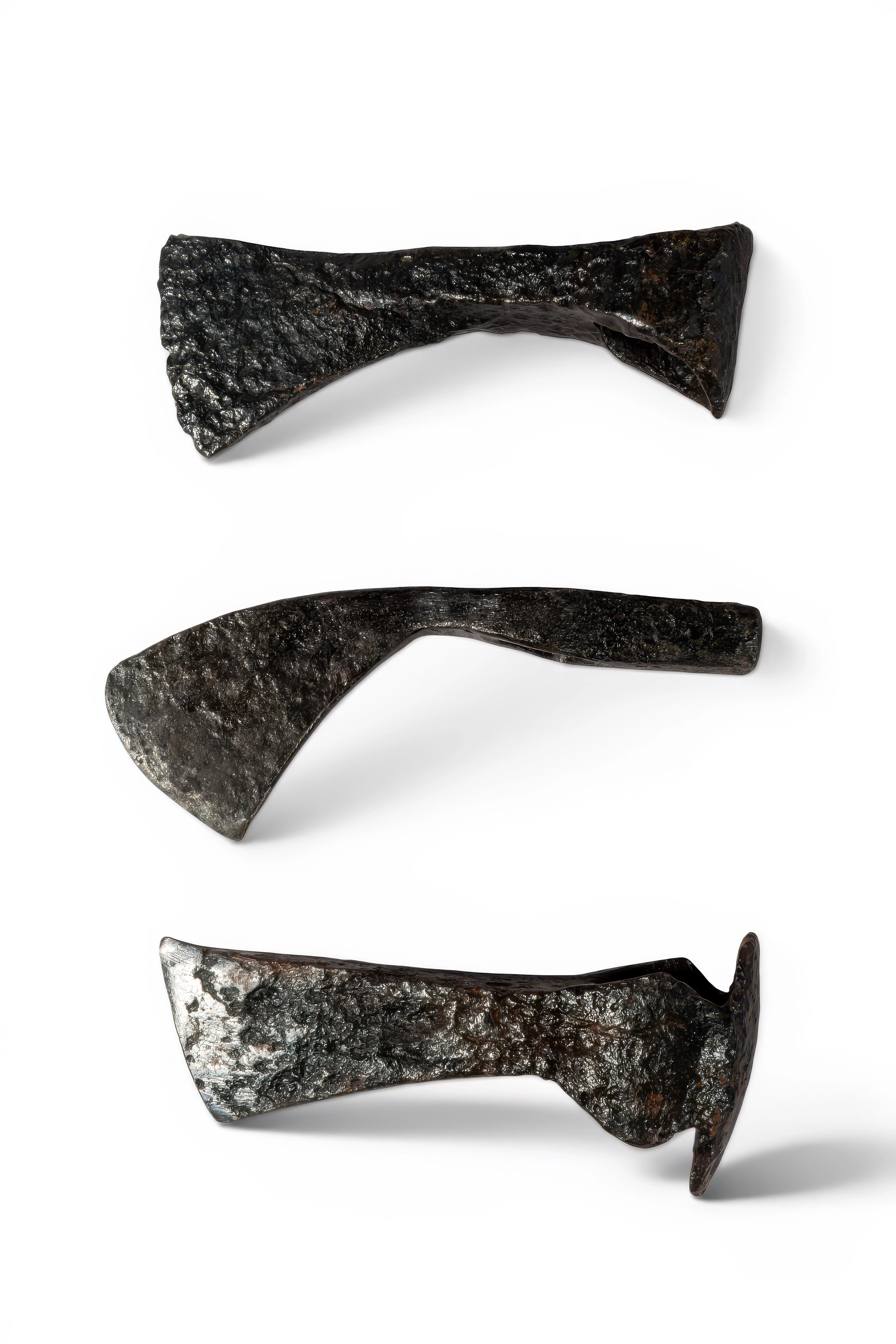 COLLECTION OF VIKING IRON AXE HEADS
