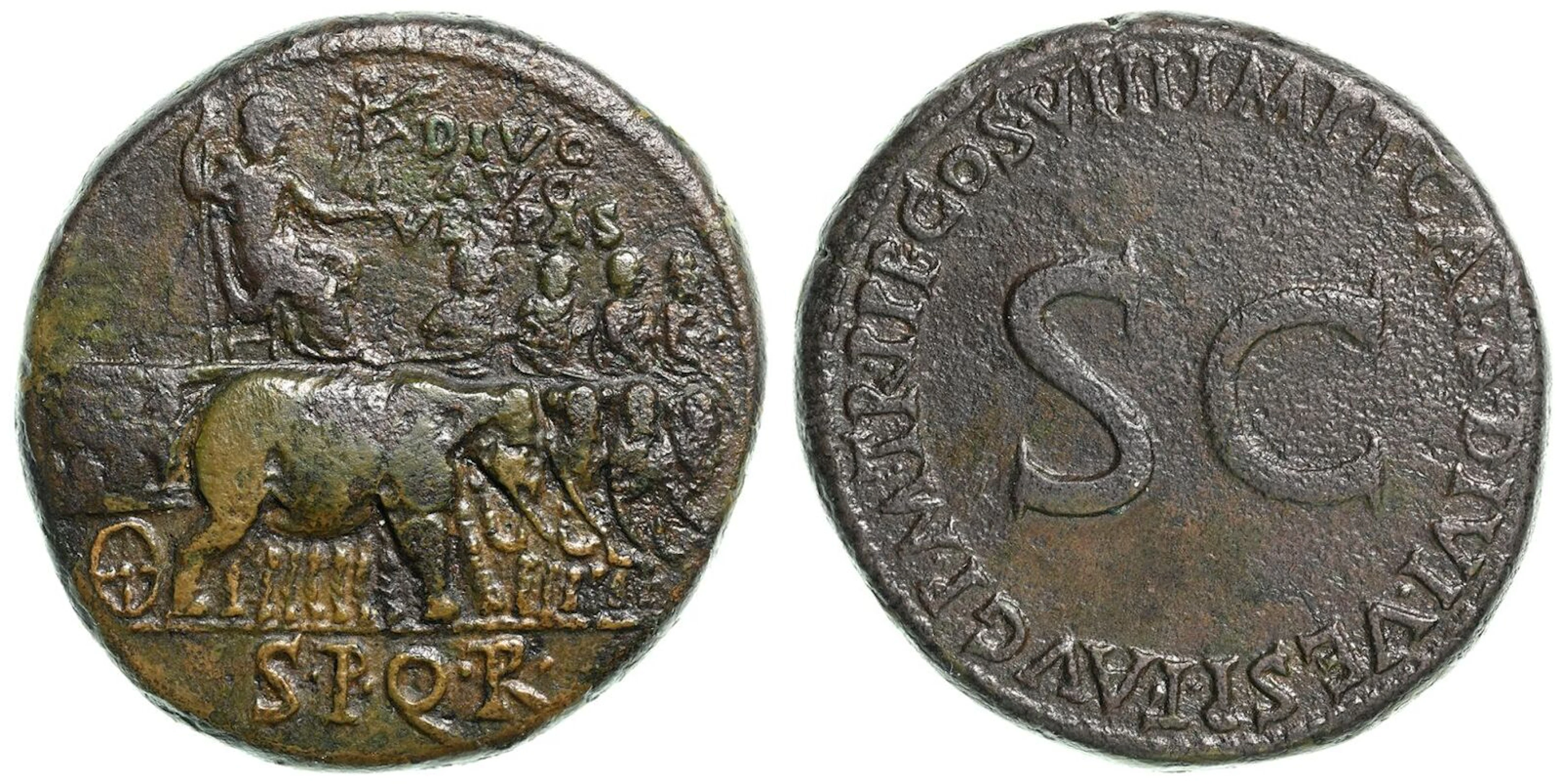 Divus Vespasian Æ Sestertius