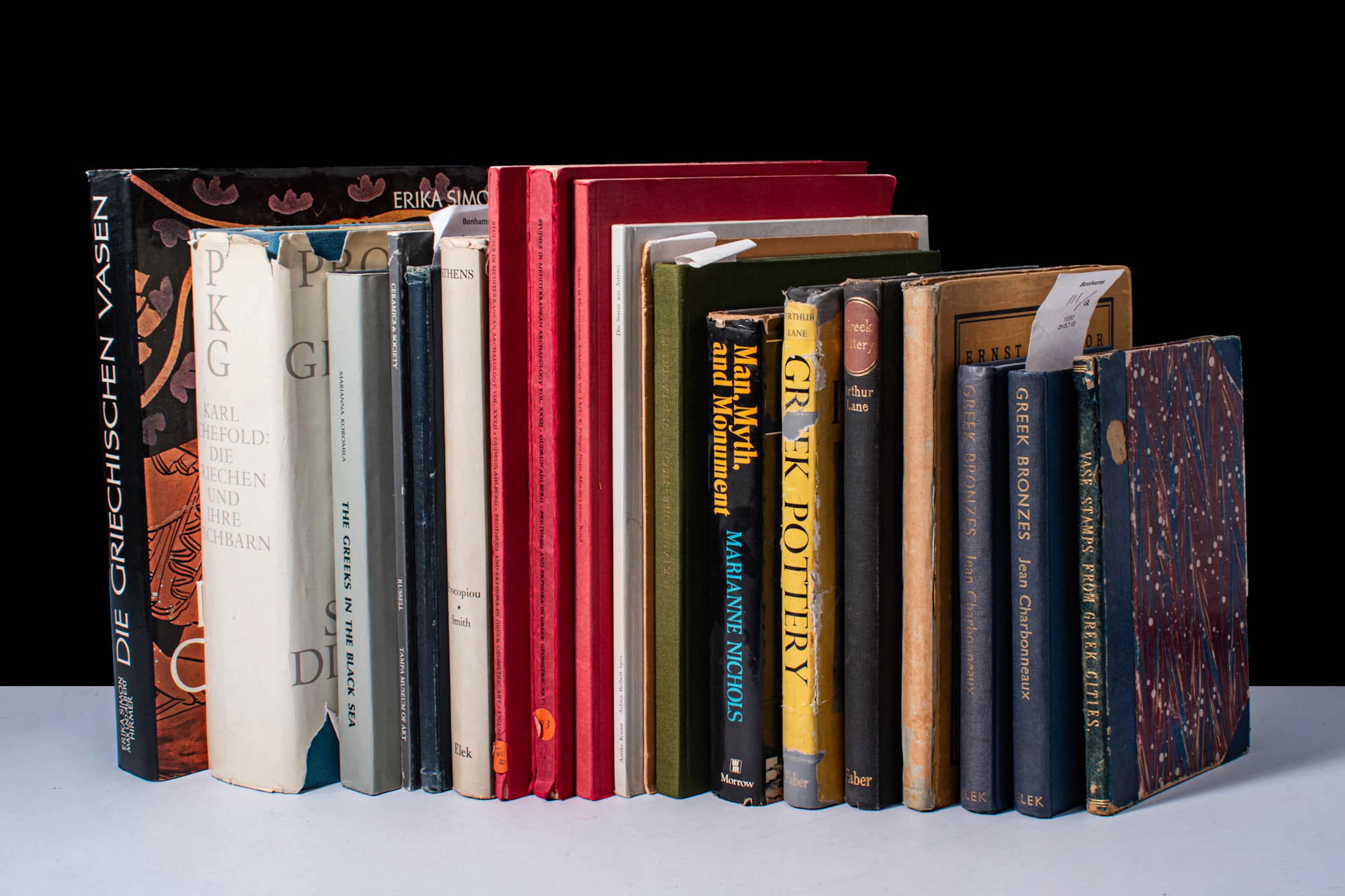 PRINCE LIBRARY - COLLECTION OF BOOKS ON ANCIENT GREEK ART