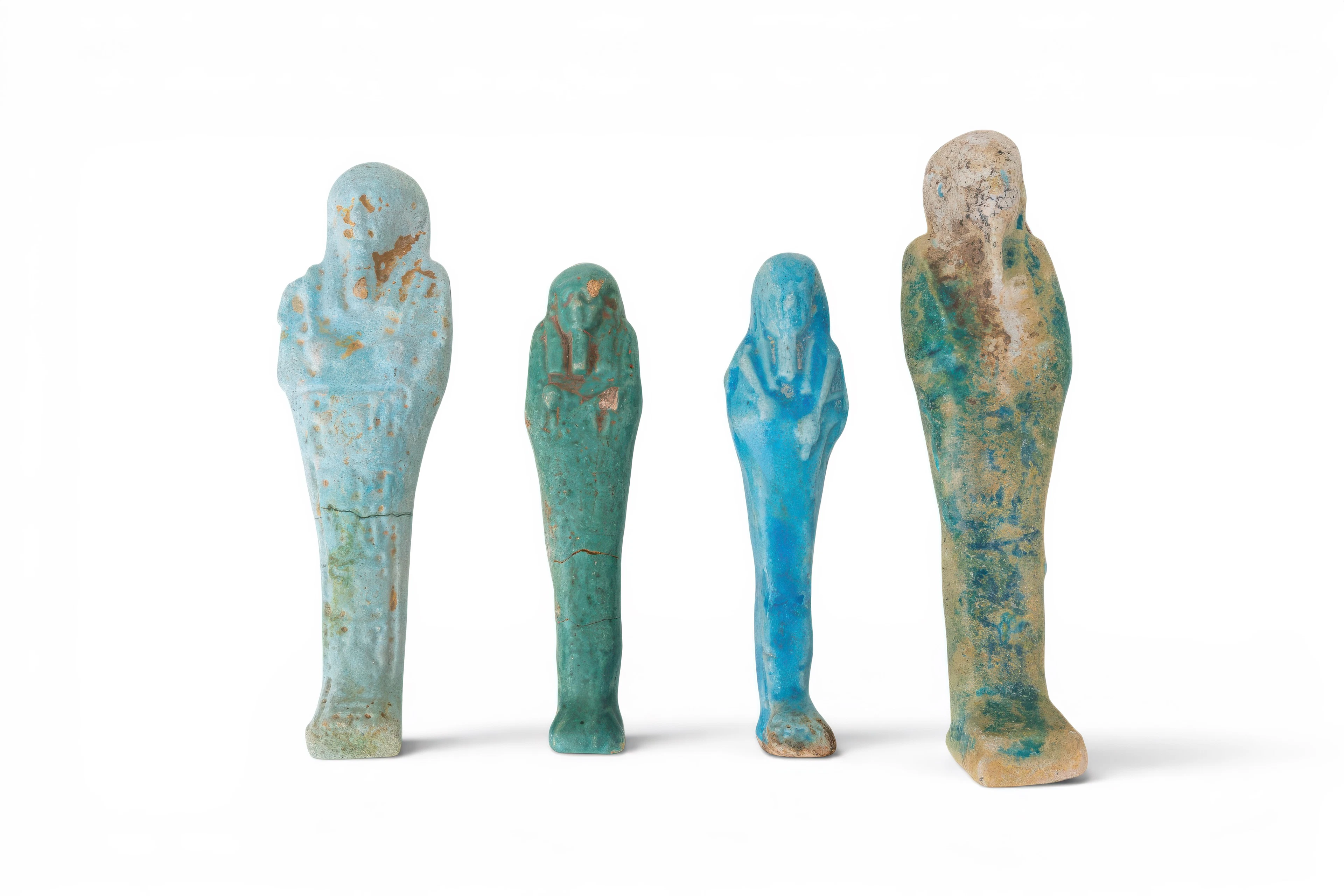 COLLECTION OF EGYPTIAN FAIENCE USHABTIS