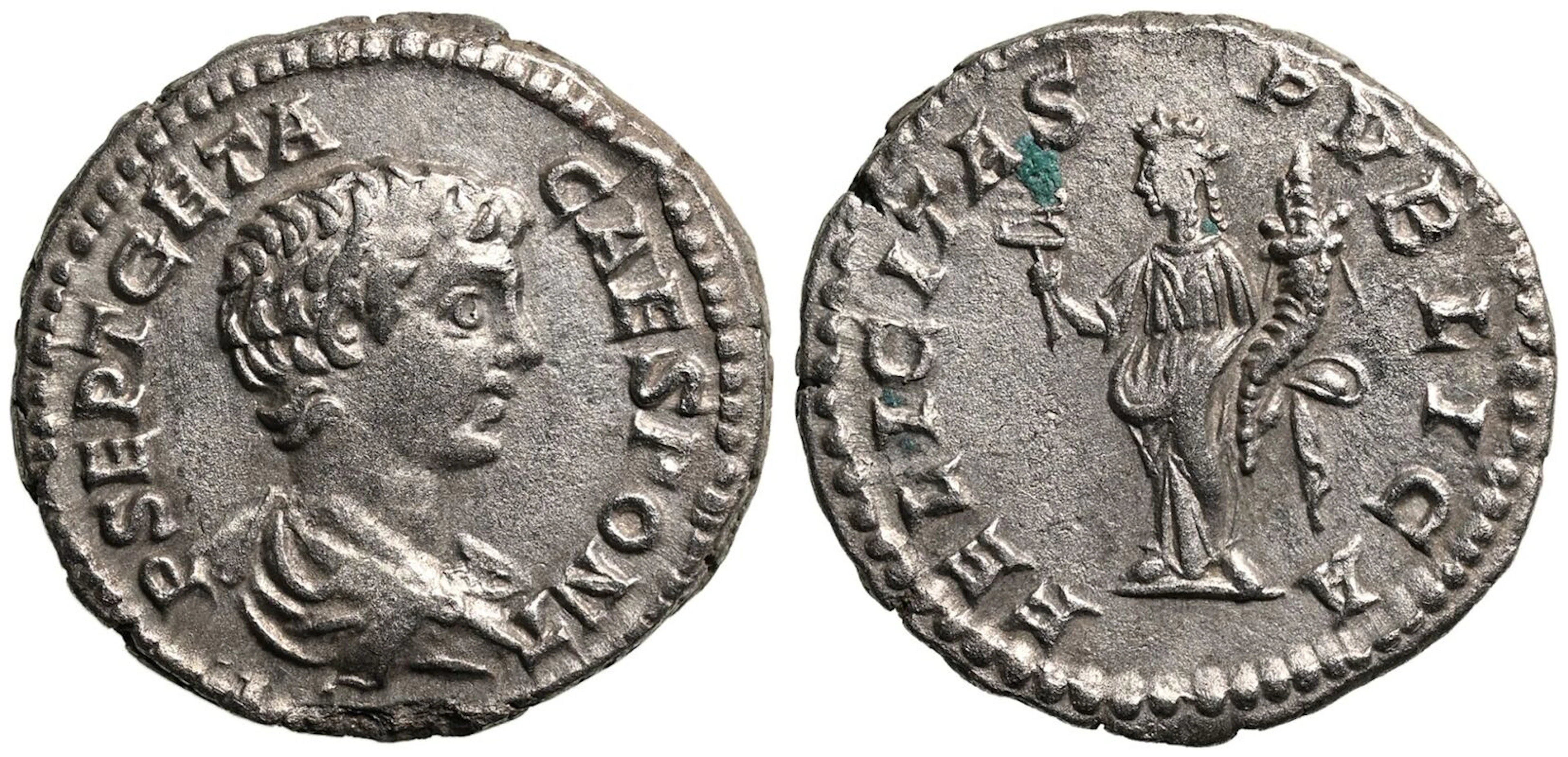 Geta (Caesar) AR Denarius