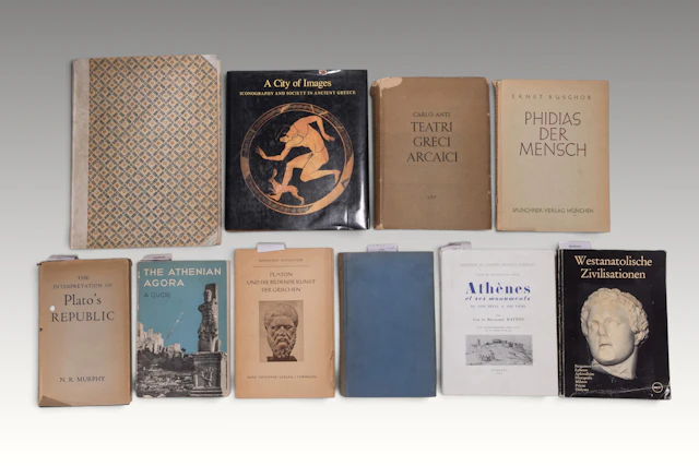 COLLECTION OF BOOKS ON GREEK ART AND CULTURE - EX LIBRARY OF ROBIN SIMS