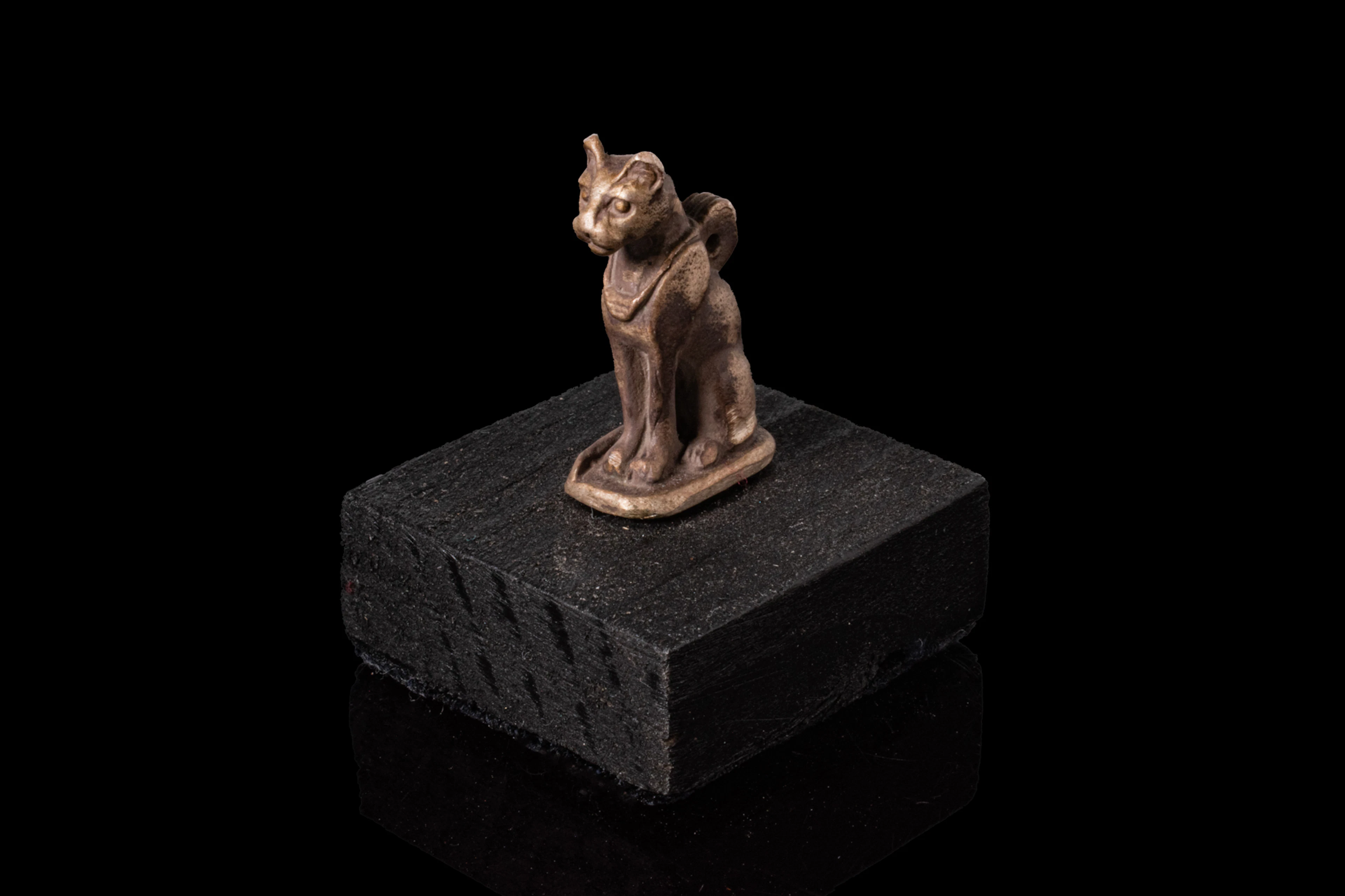 EGYPTIAN SILVER BASTET PENDANT