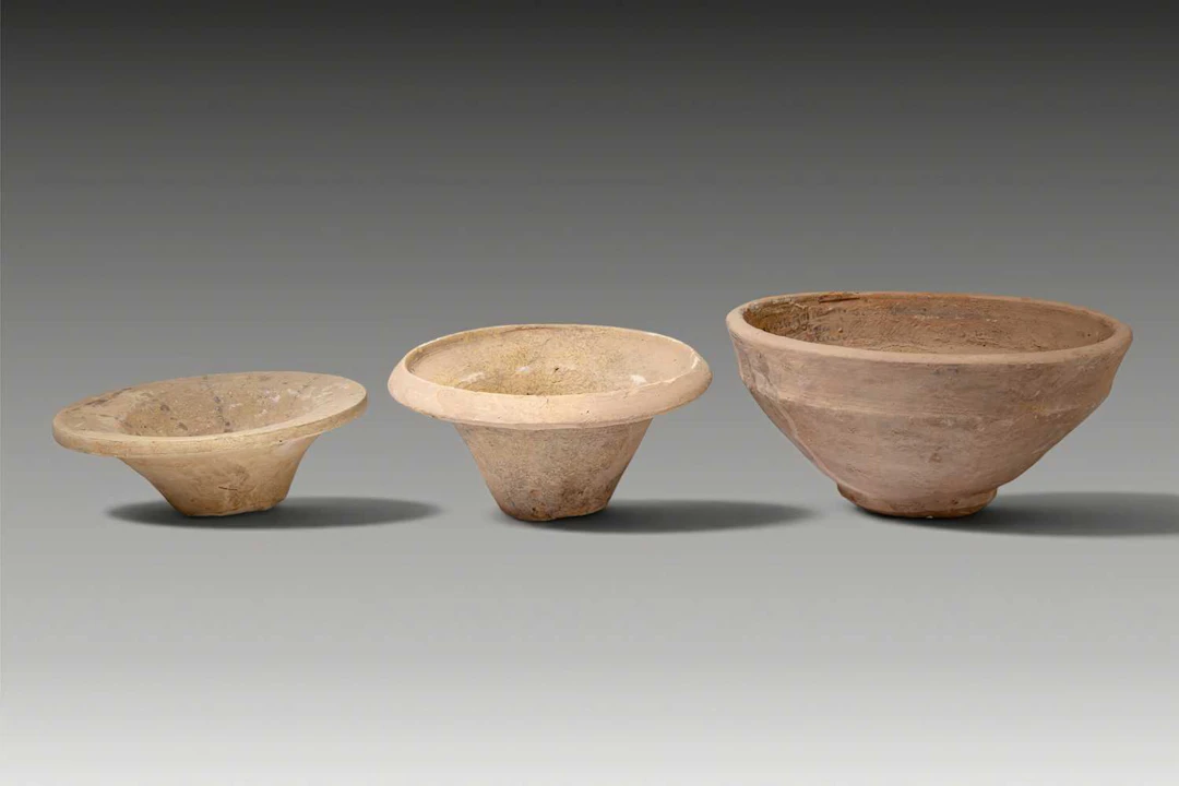 COLLECTION OF ROMANO-EGYPTIAN TERRACOTTA BOWLS