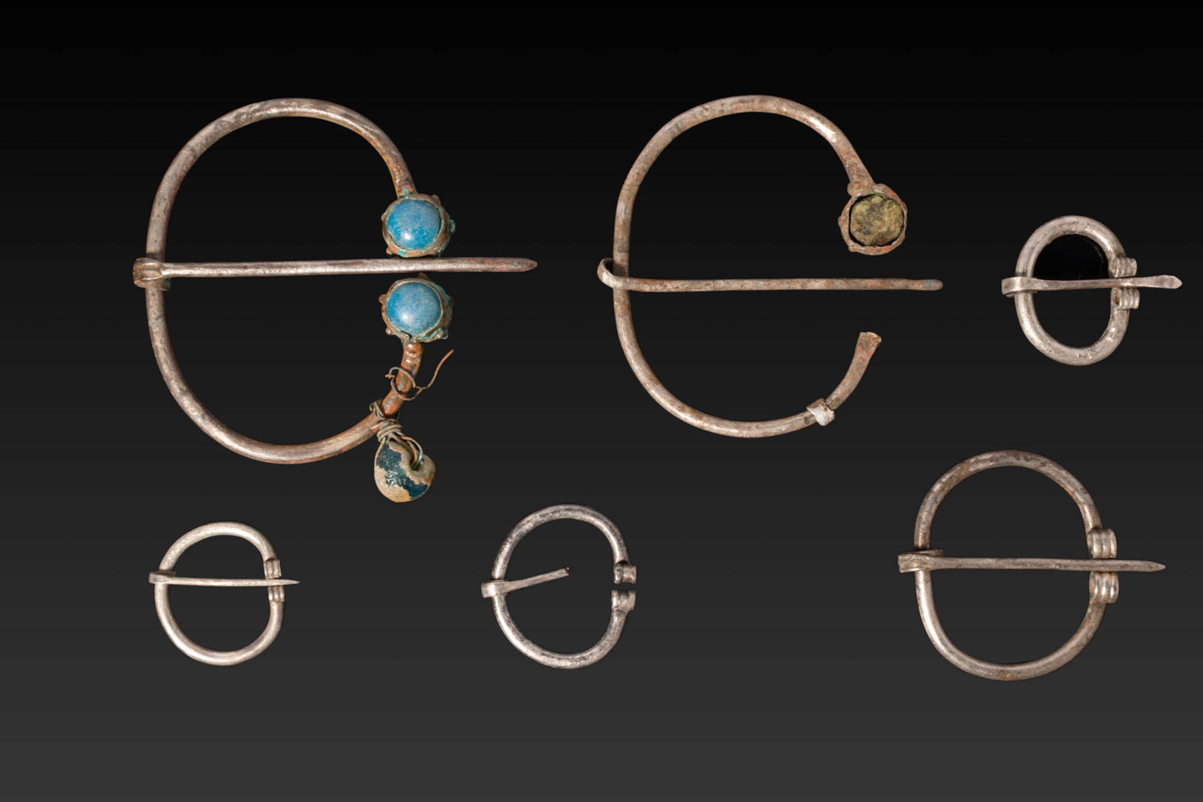 COLLECTION OF VIKING PERIOD SILVER BROOCHES