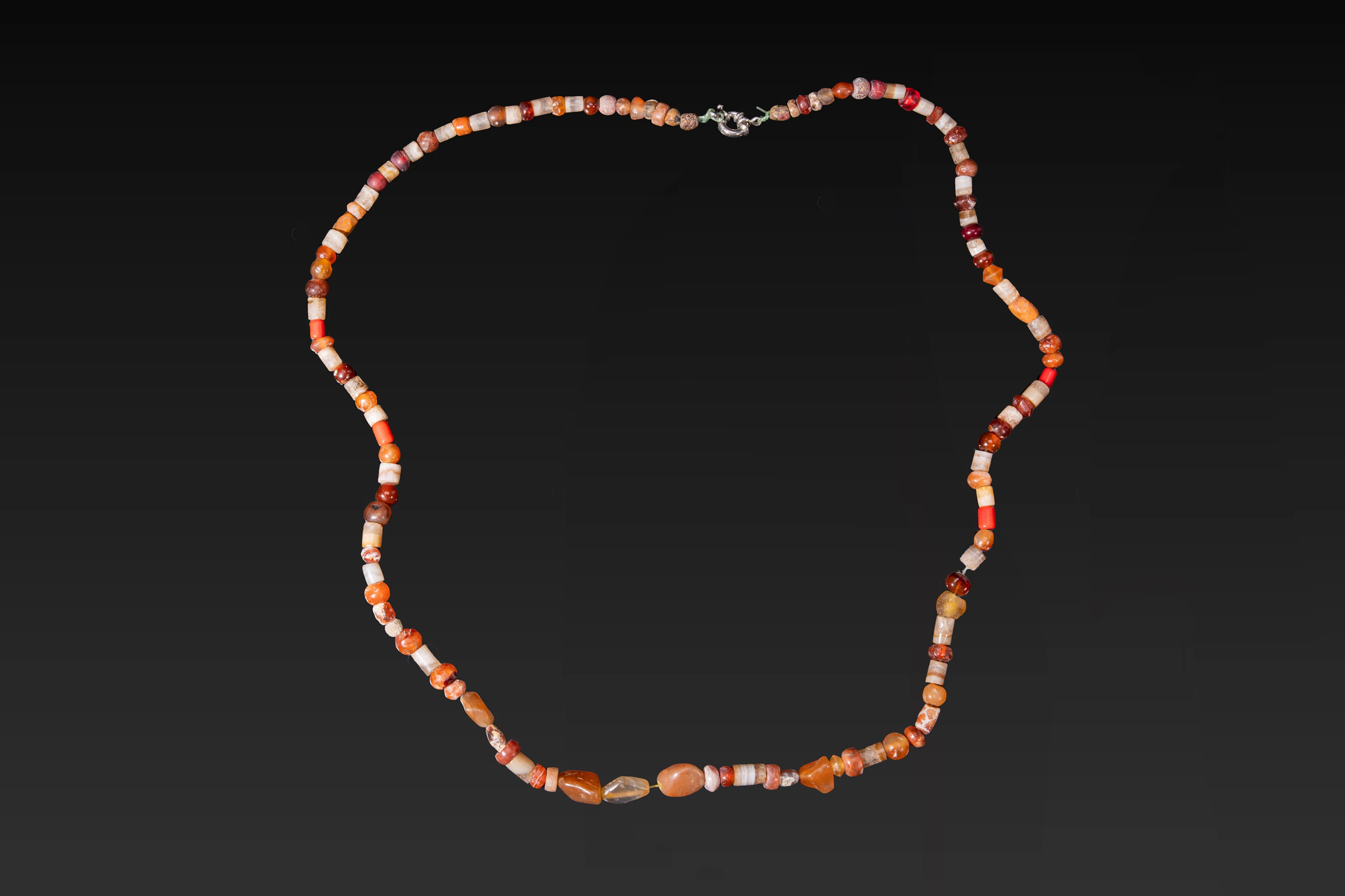 ROMAN STONE AND GLASS NECKLACE