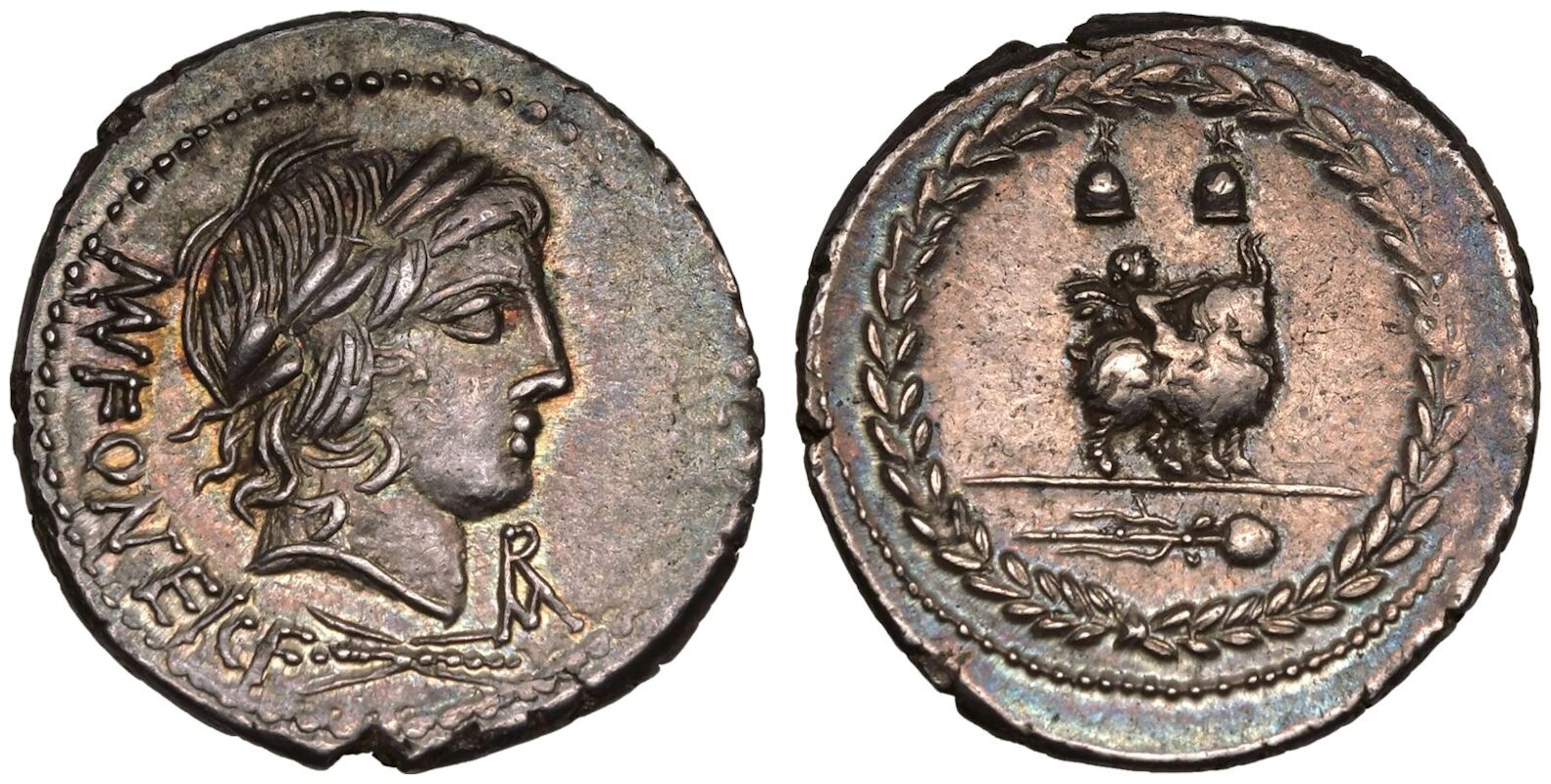 Mn. Fonteius C. f. AR Denarius