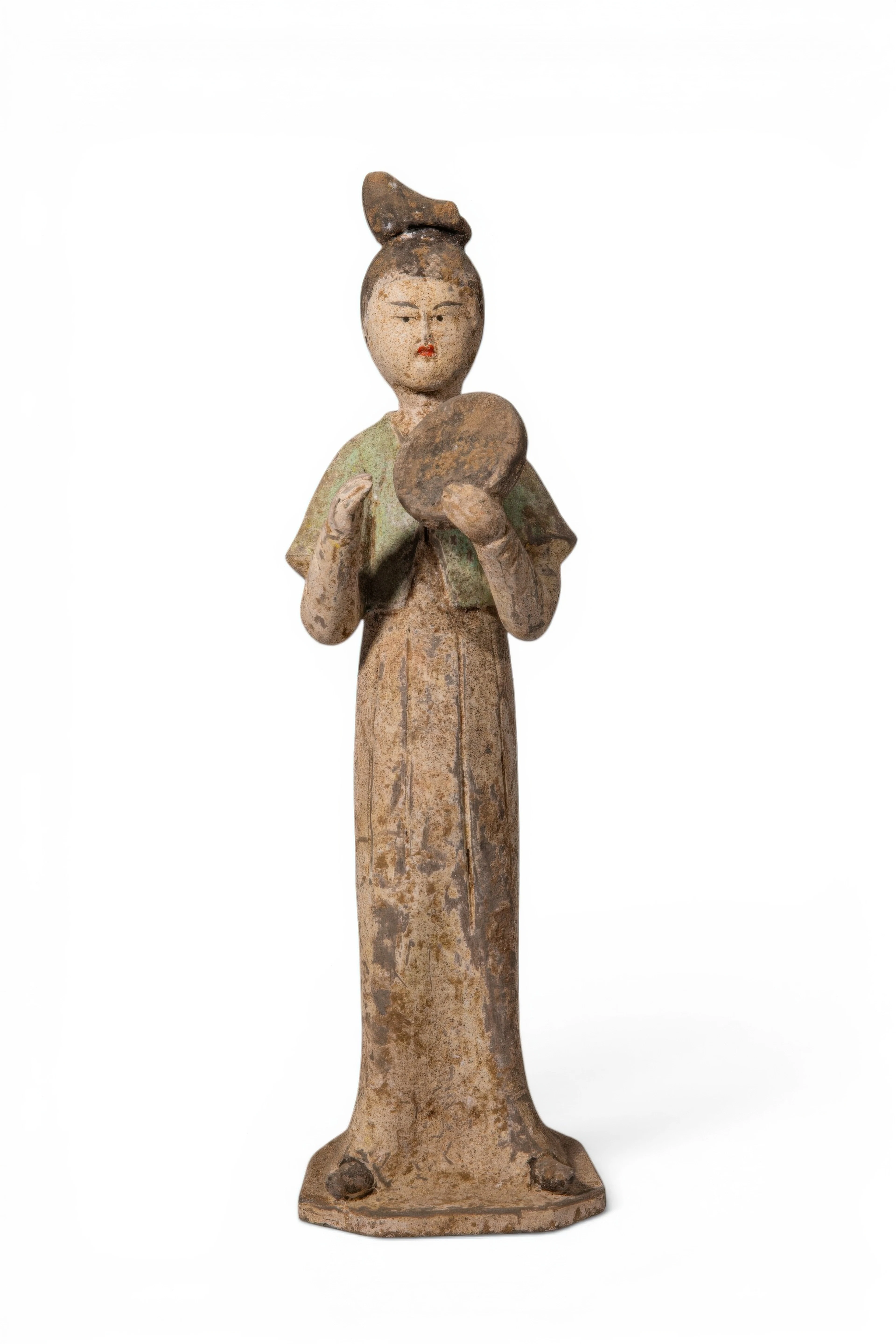 CHINESE TERRACOTTA FEMALE MUSICIAN - TL TESTED