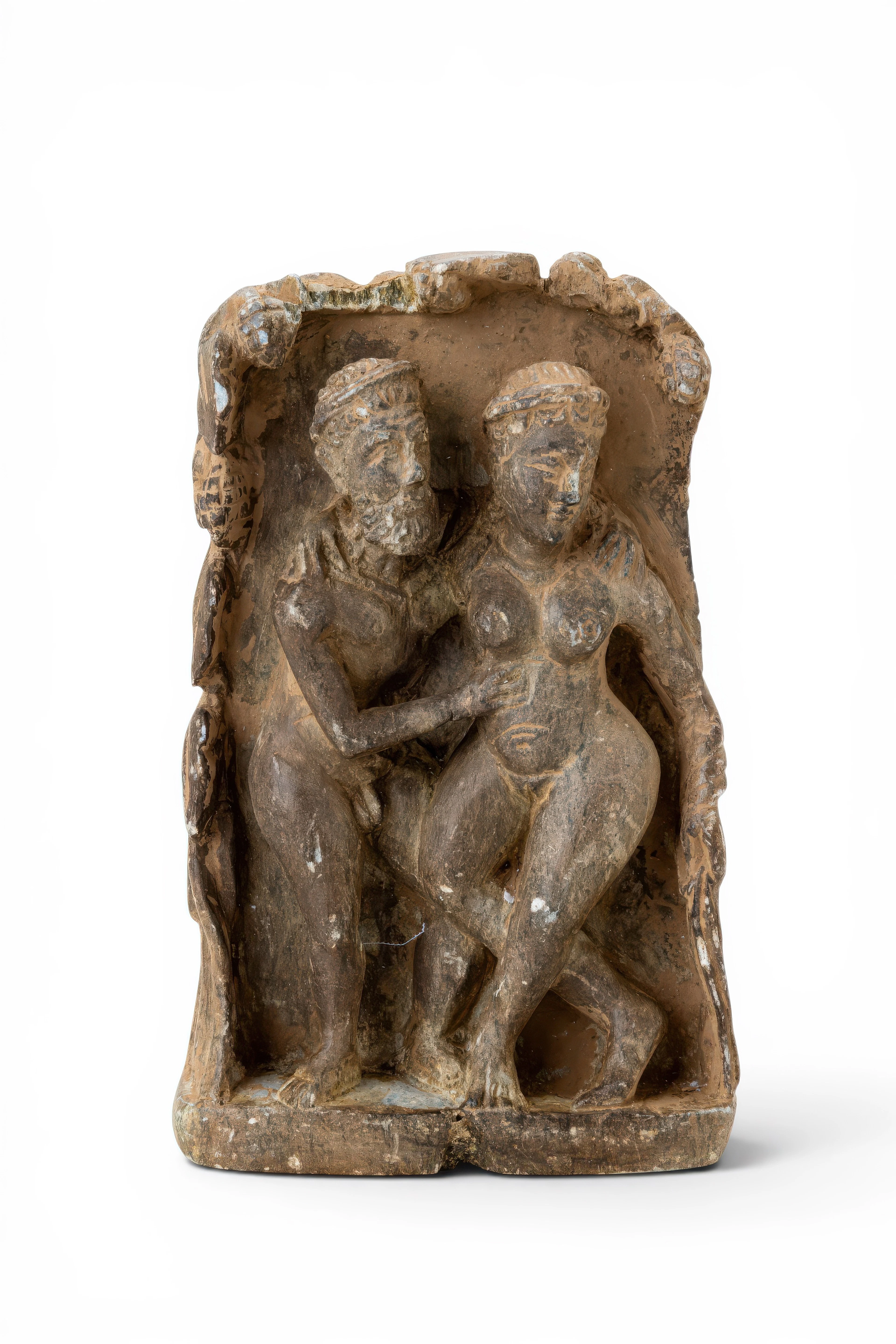 GANDHARA SCHIST RELIEF OF A COUPLE
