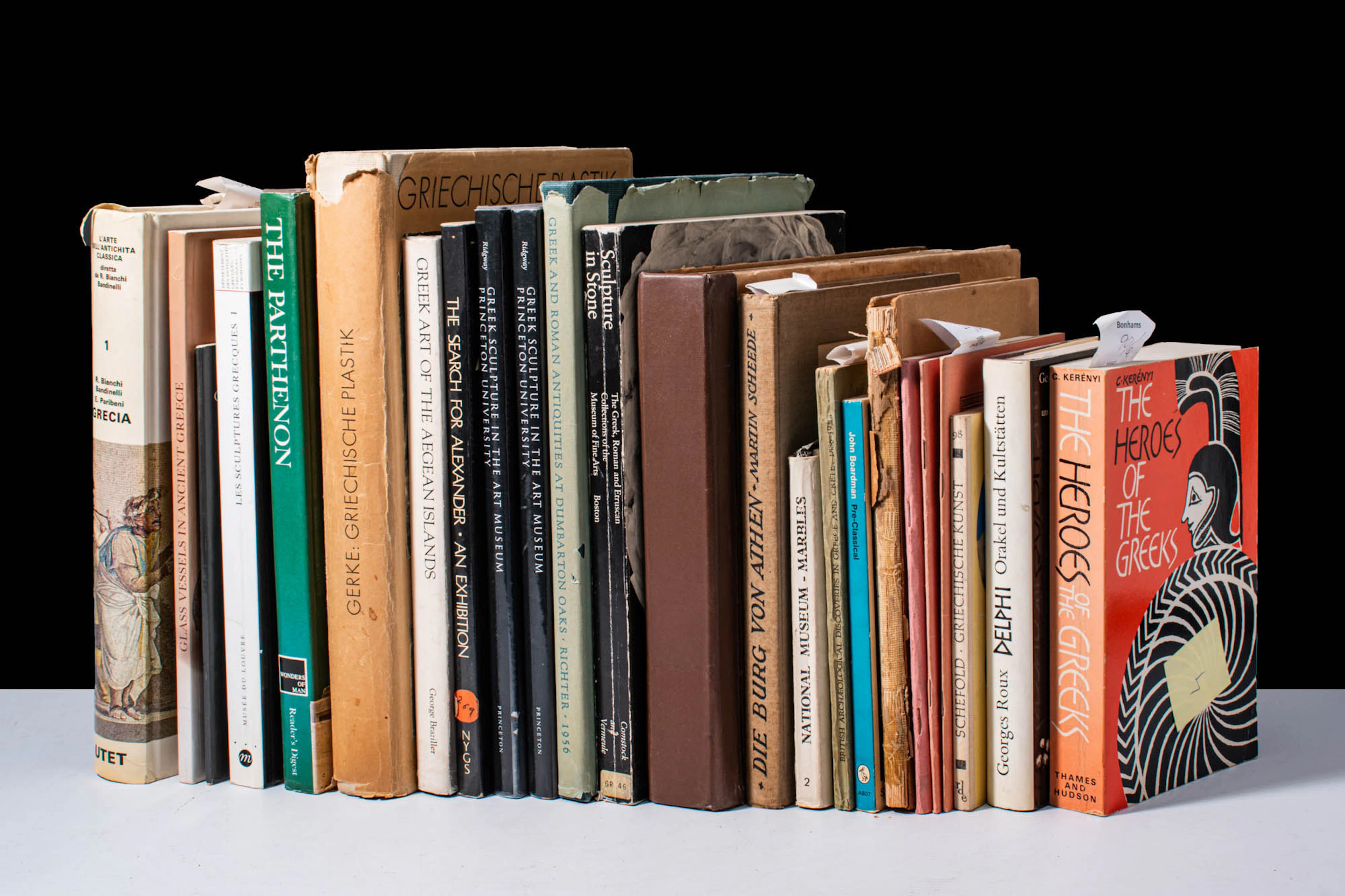 PRINCE LIBRARY - COLLECTION OF BOOKS ON ANCIENT GREEK ART