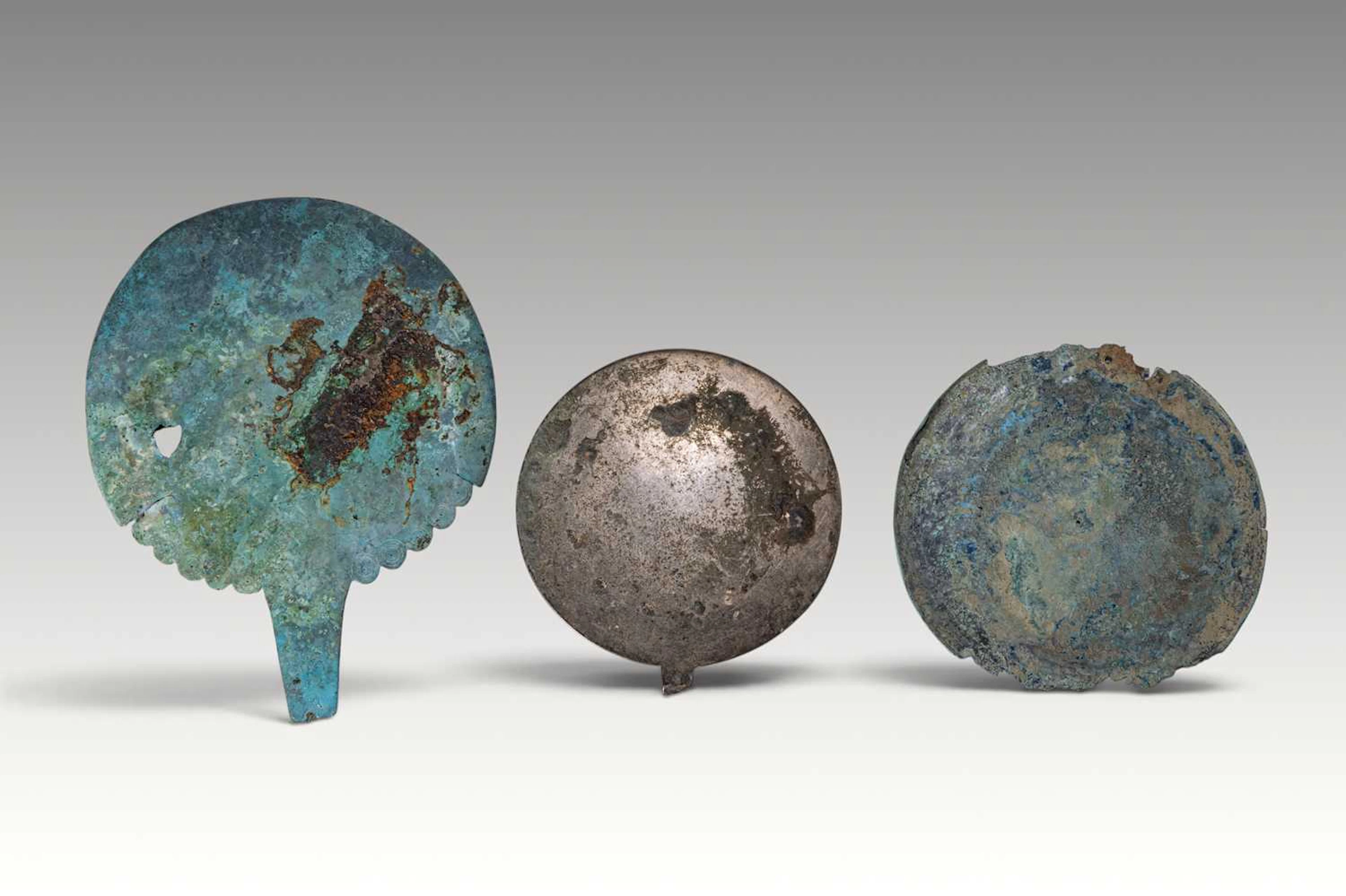 COLLECTION OF GREEK AND ROMAN BRONZE MIRRORS