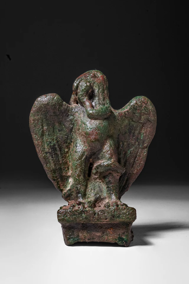 LARGE ROMAN LEGIONARY EAGLE KILLING SNAKE