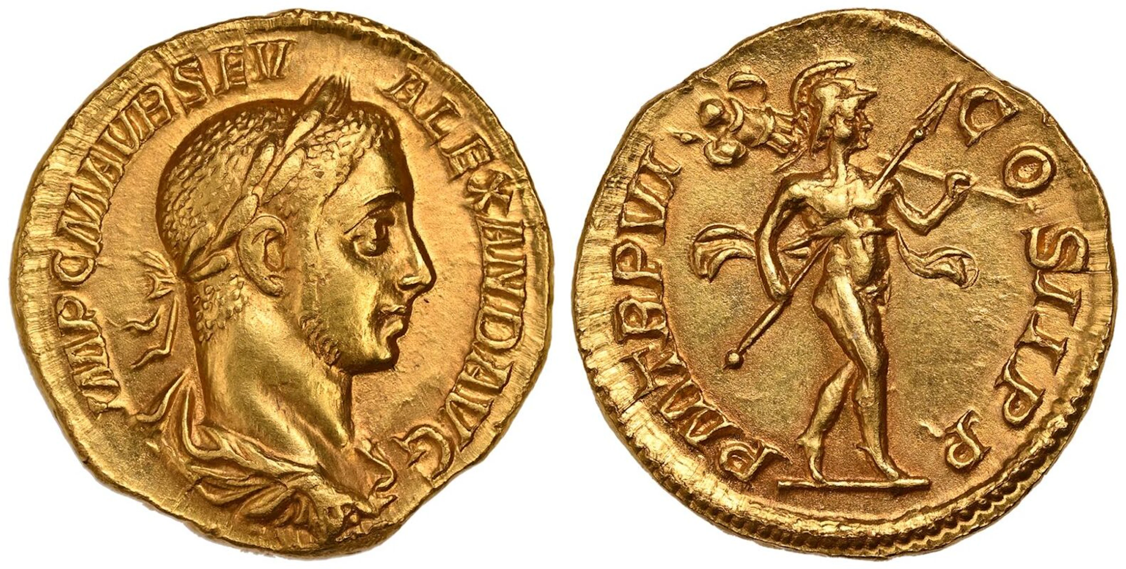 Severus Alexander AV Aureus