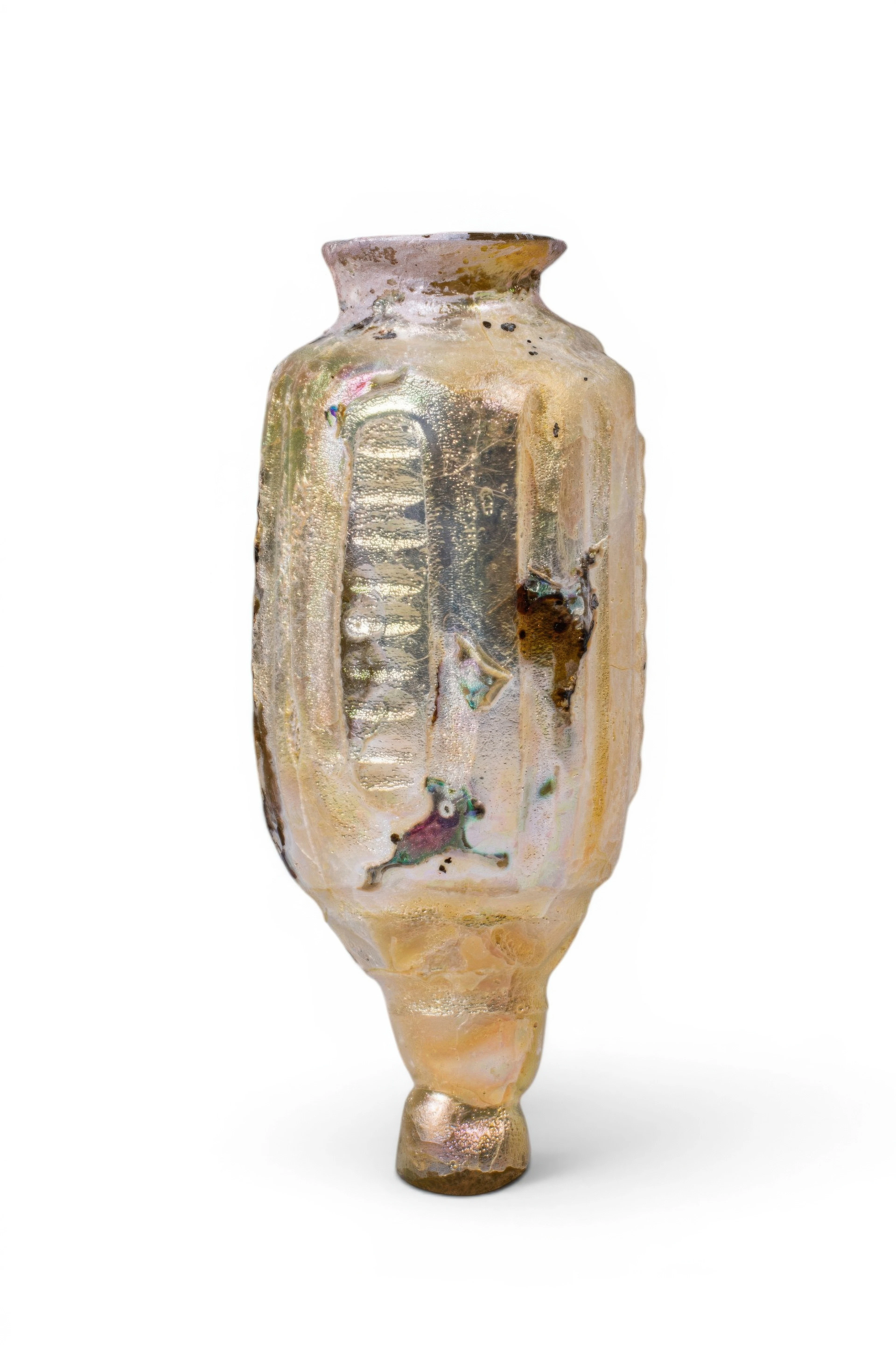 UMAYYAD GLASS FISH FLASK