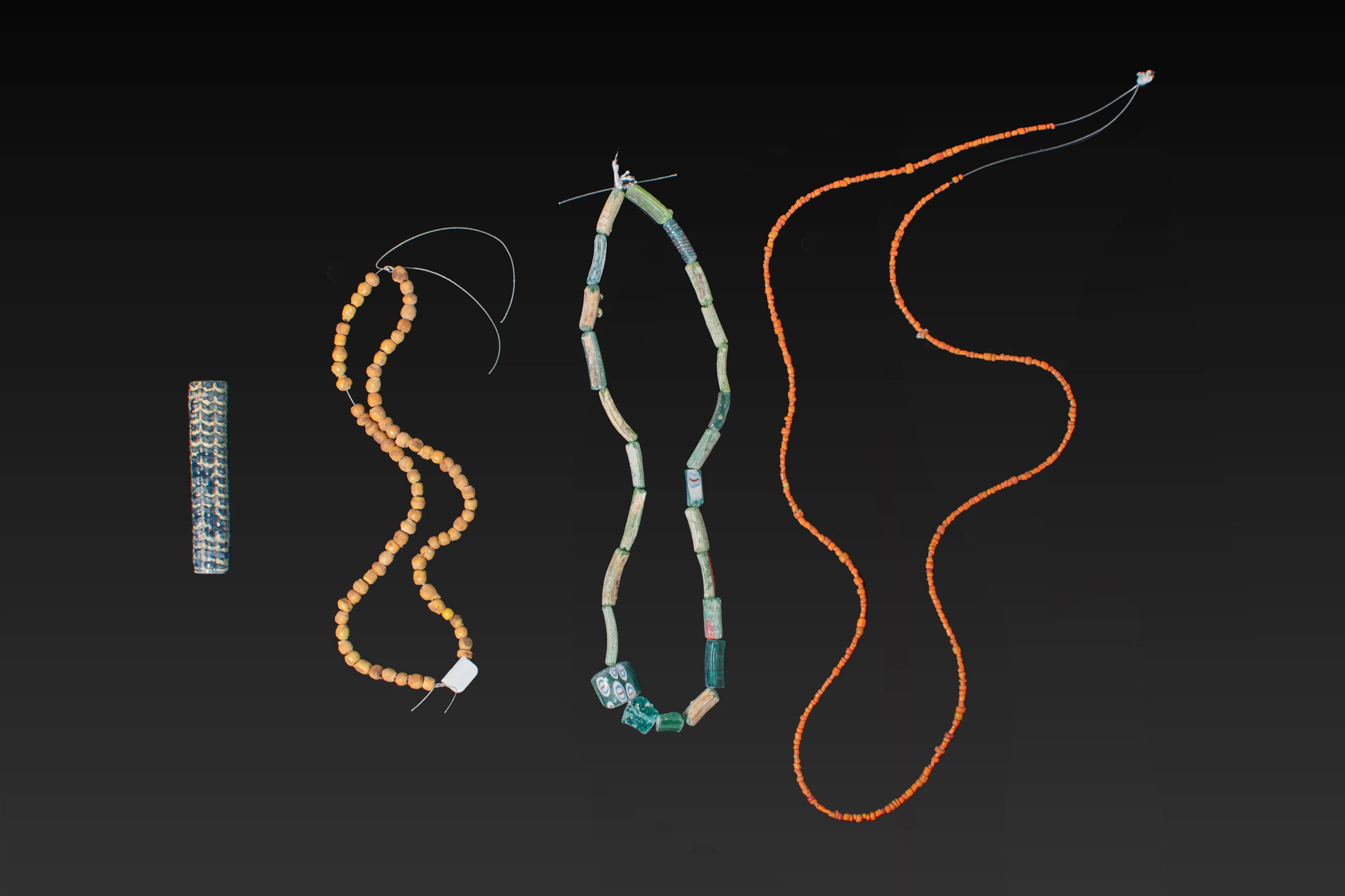 COLLECTION OF ROMANO-EGYPTIAN GLASS BEADS