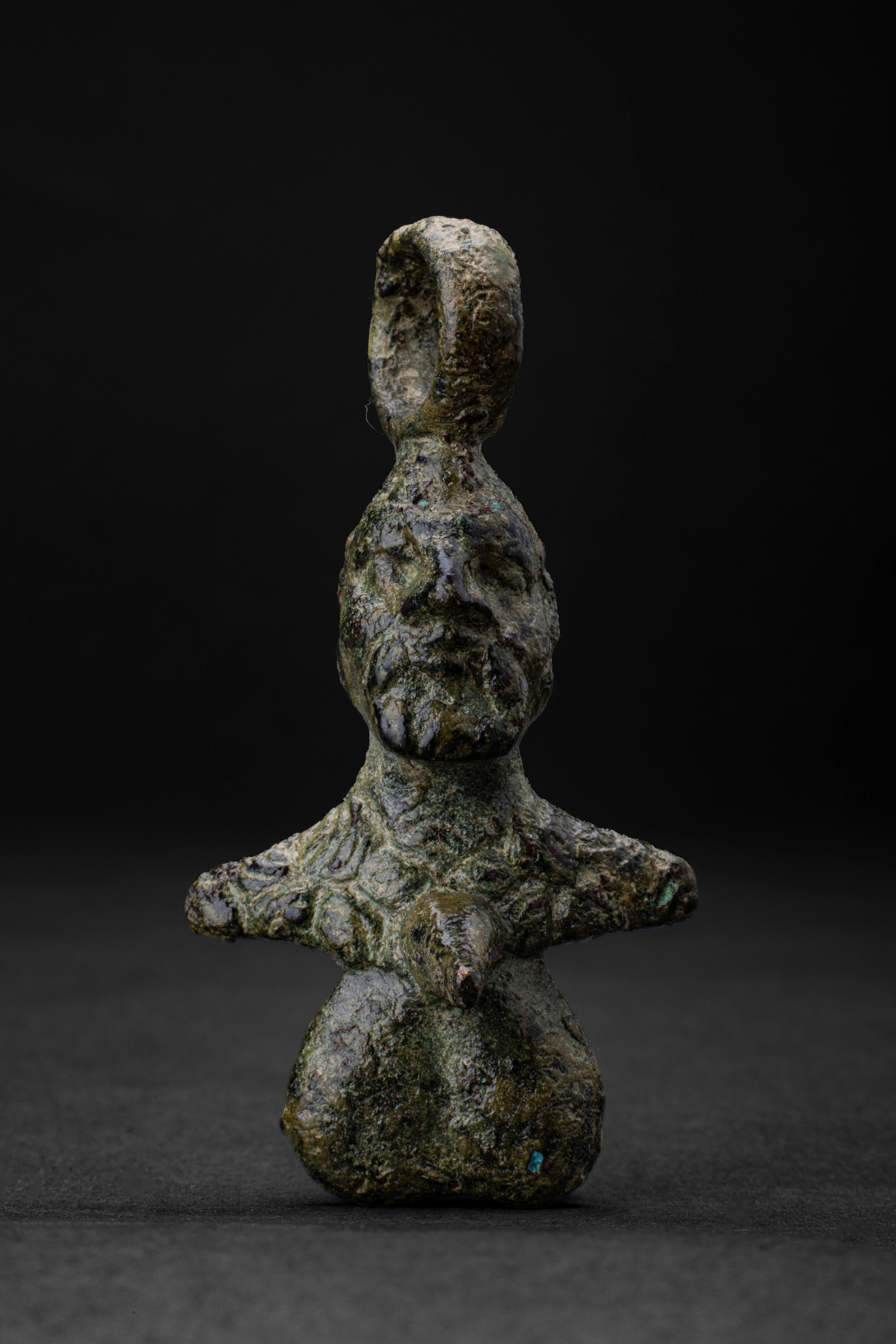 ROMAN BRONZE PHALLIC AMULET