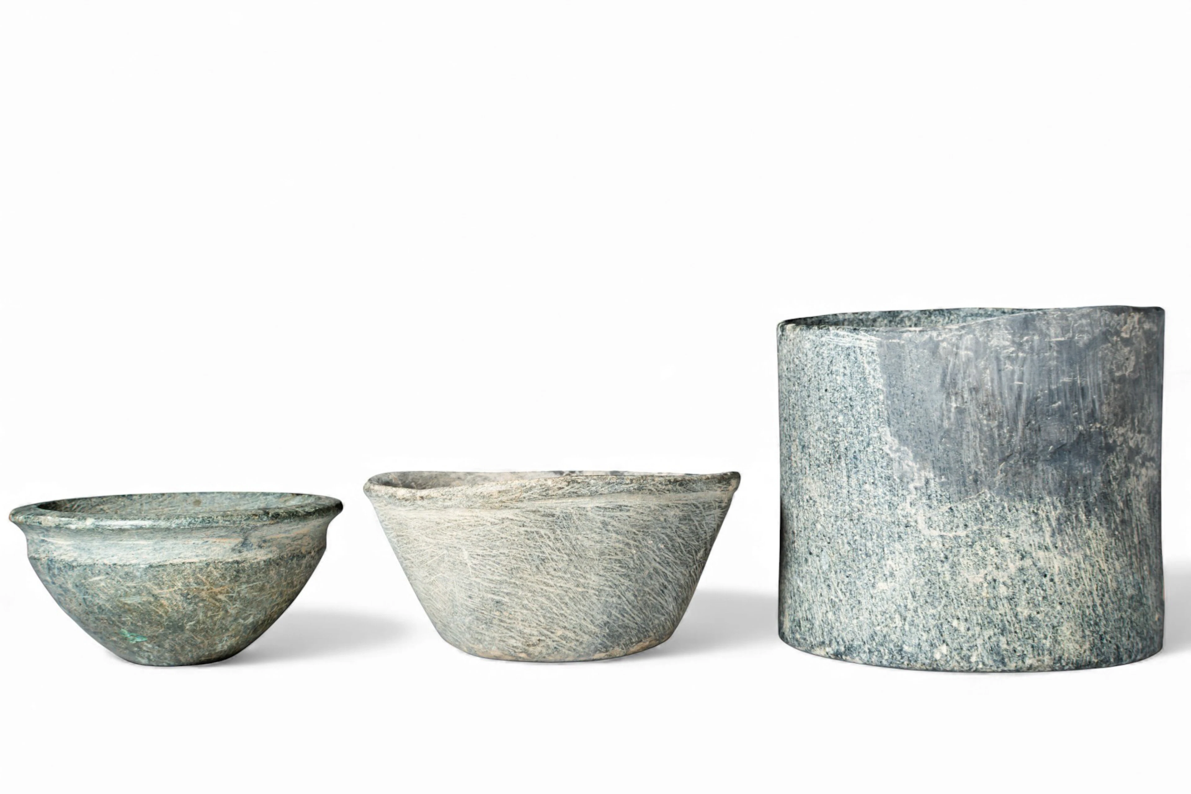 COLLECTION OF BACTRIAN SCHIST VESSELS