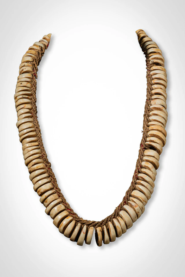 SOLOMON ISLANDS CORAL BEAD NECKLACE