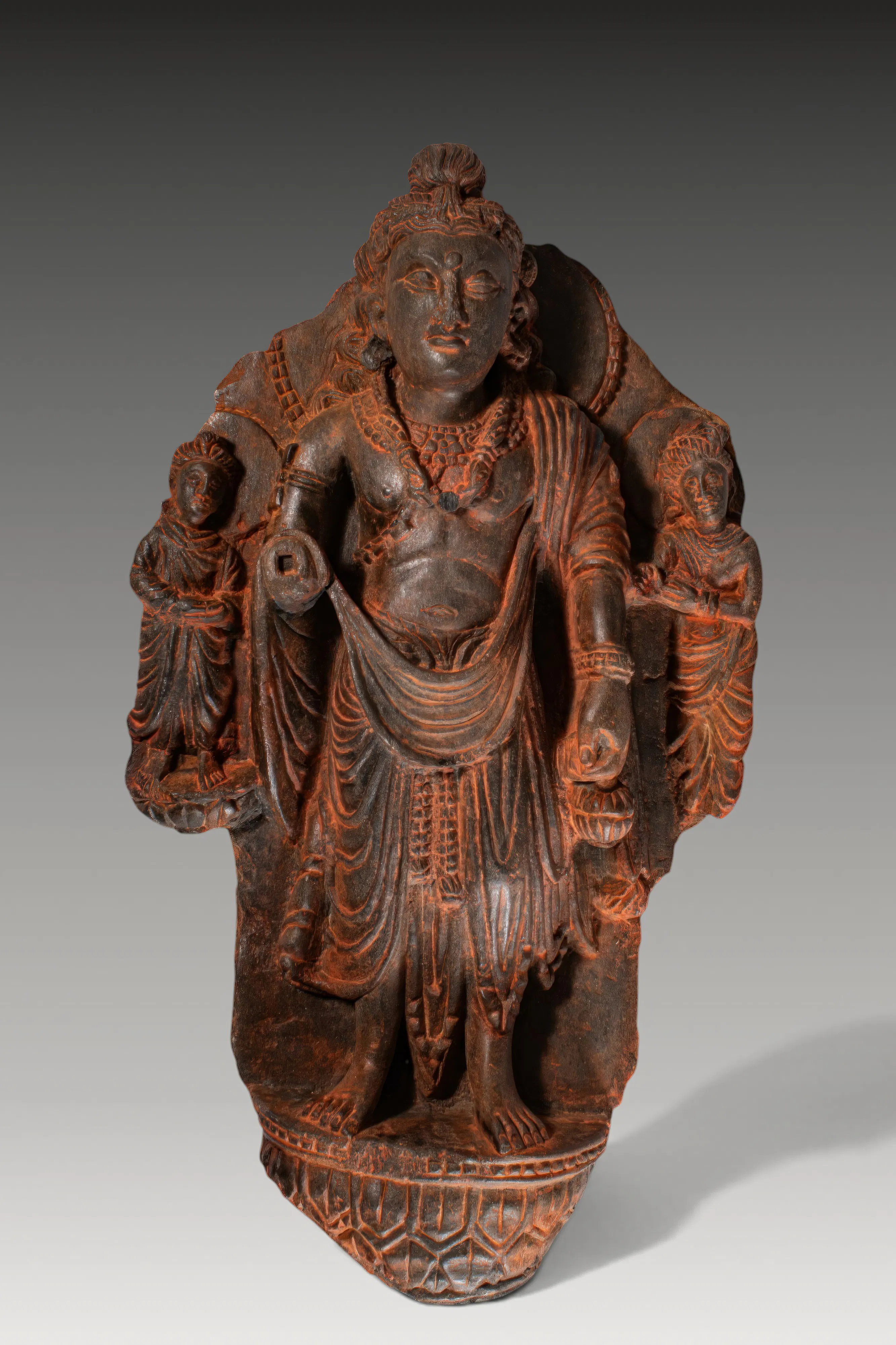 GANDHARAN STONE STANDING FIGURE
