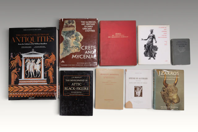 COLLECTION OF BOOKS ON GREEK ART AND CULTURE - EX LIBRARY OF ROBIN SIMS