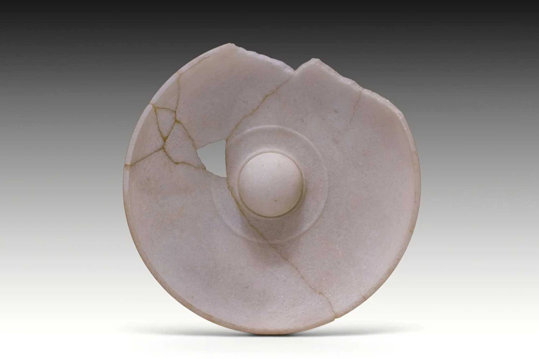 GREEK MARBLE MESOMPHALOS SHALLOW BOWL