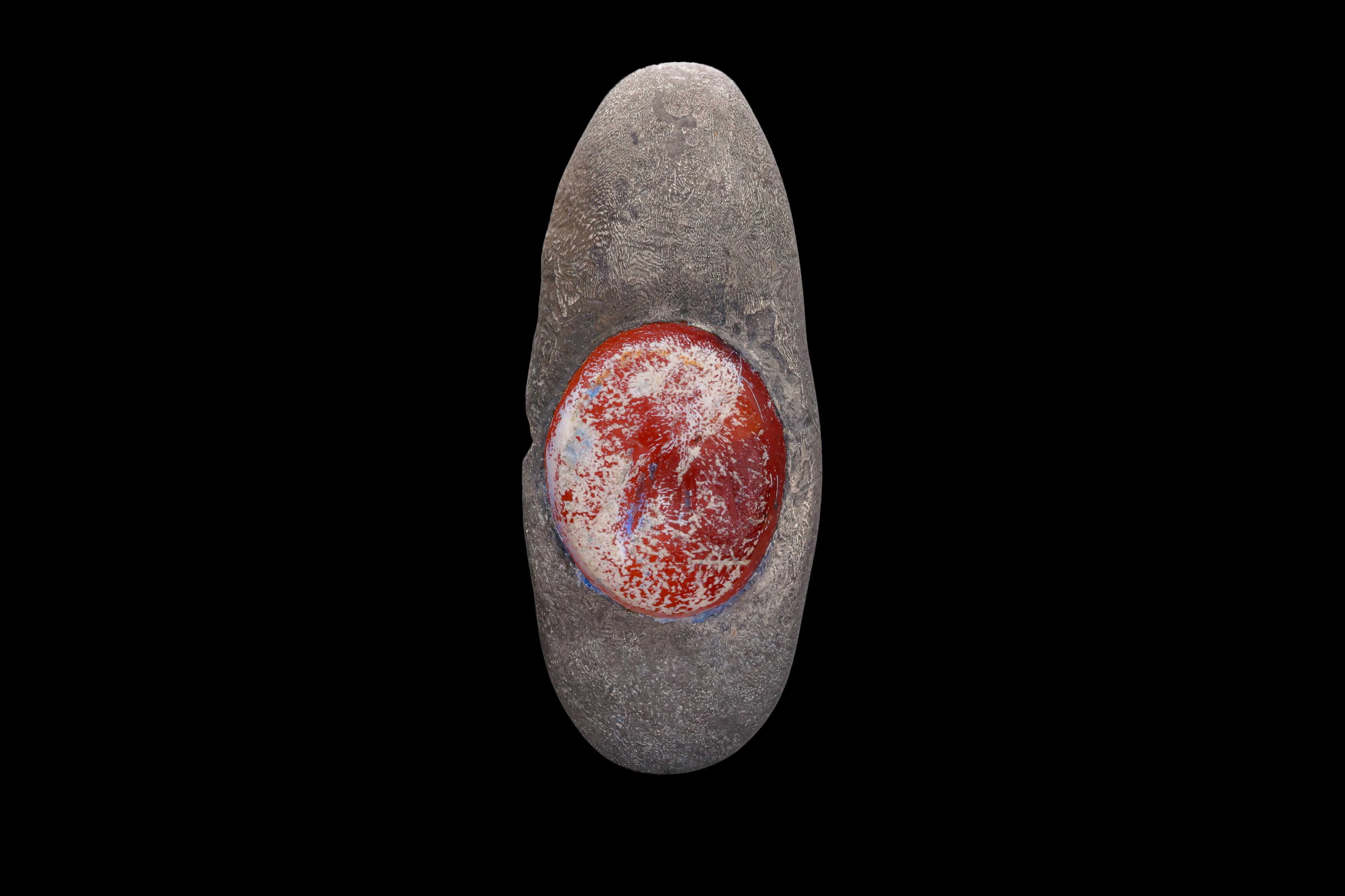 ROMAN SILVER RING WITH CARNELIAN