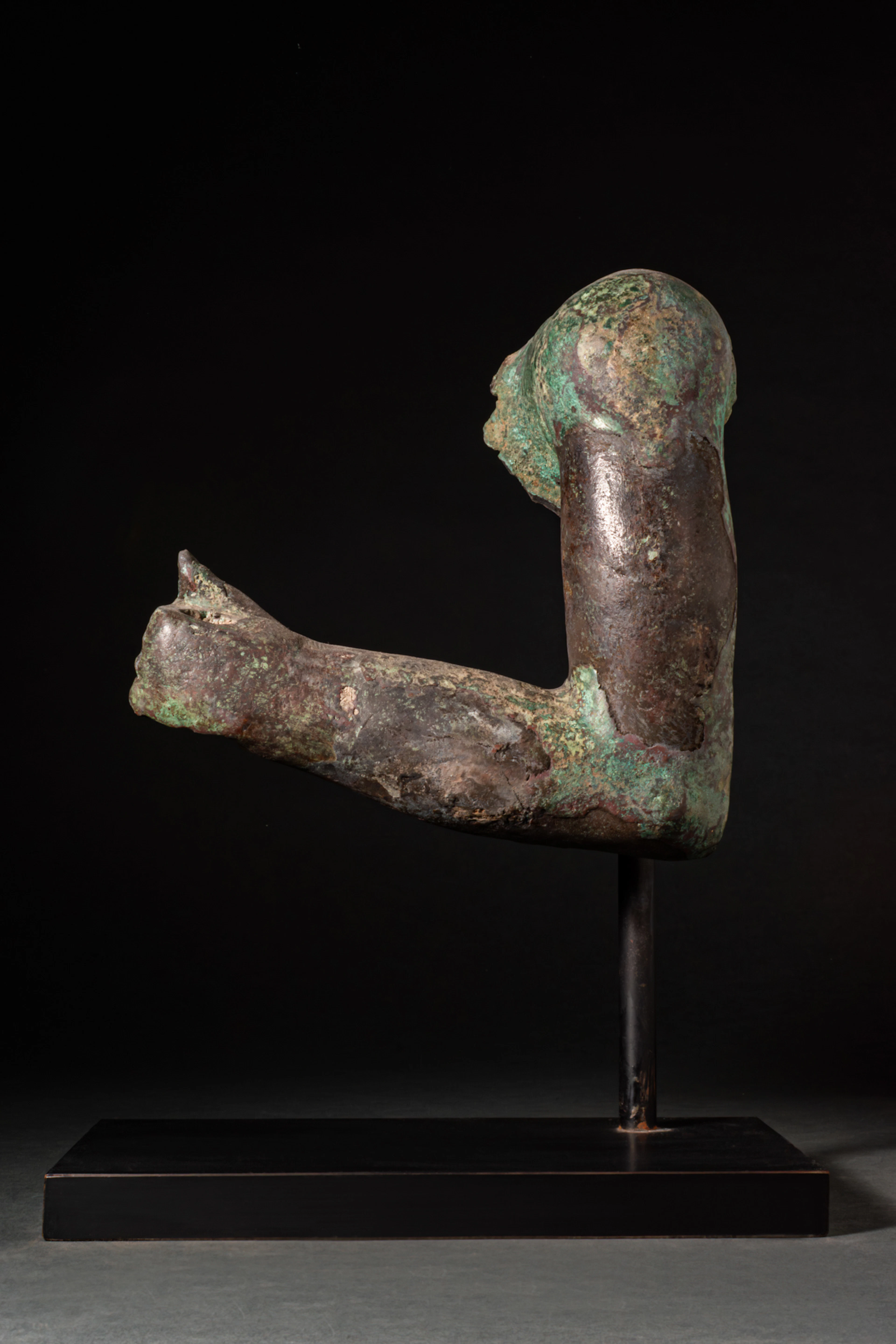ETRUSCAN BRONZE ARM OF STATUE