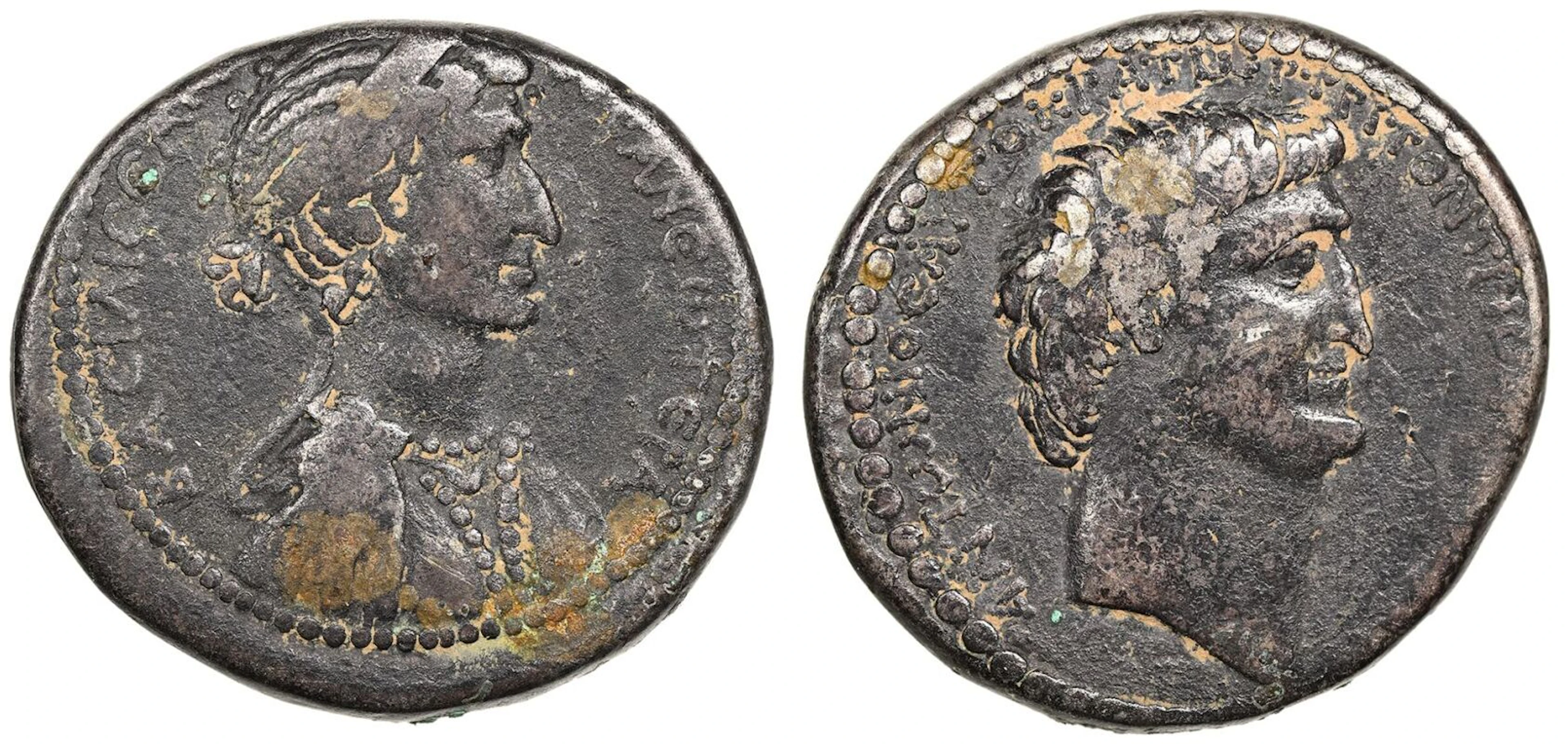 Seleucis and Pieria, Antioch, Marc Antony & Cleopatra VII AR Tetradrachm