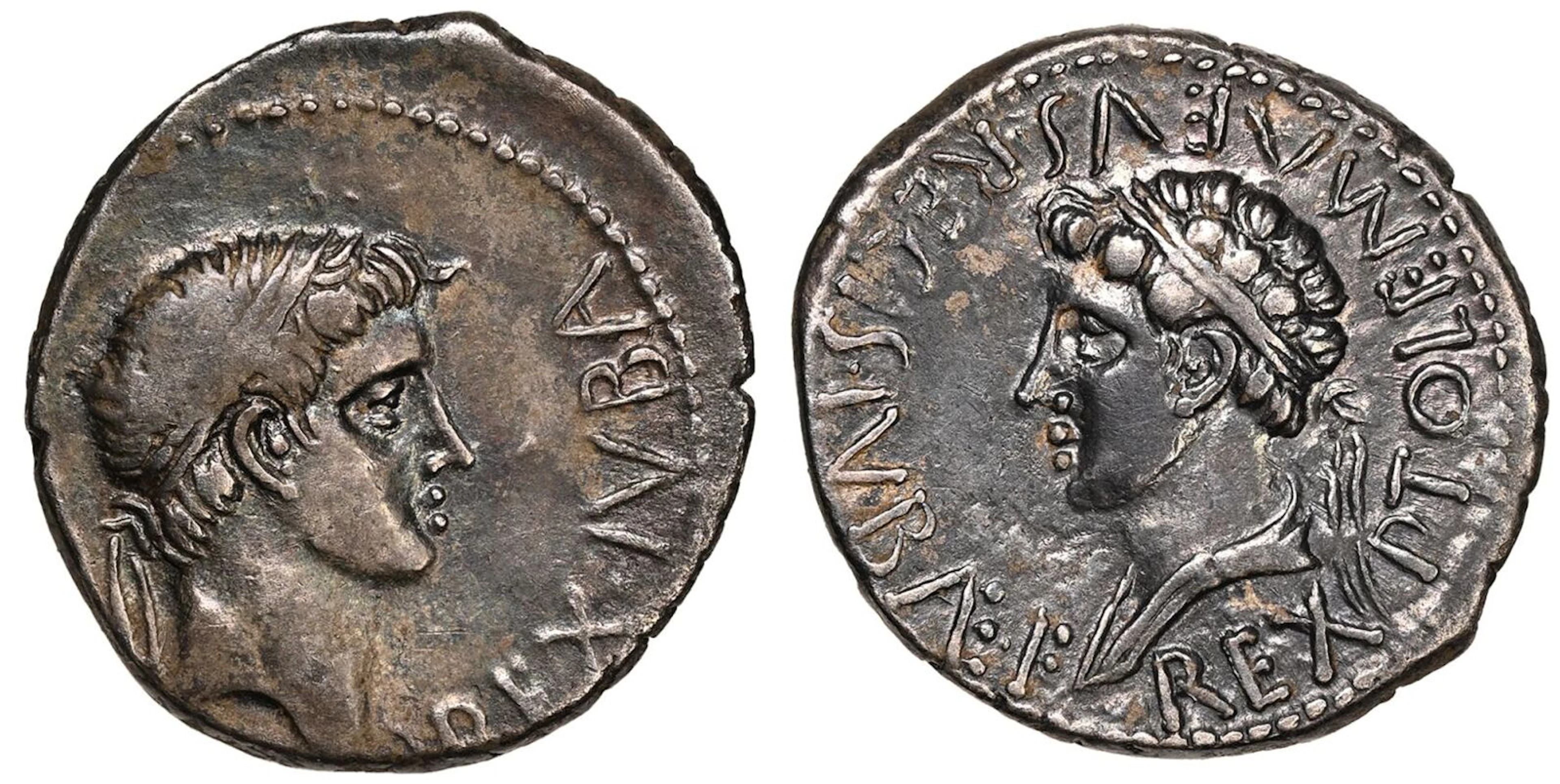 Kingdom of Mauretania, Juba II AR Denarius
