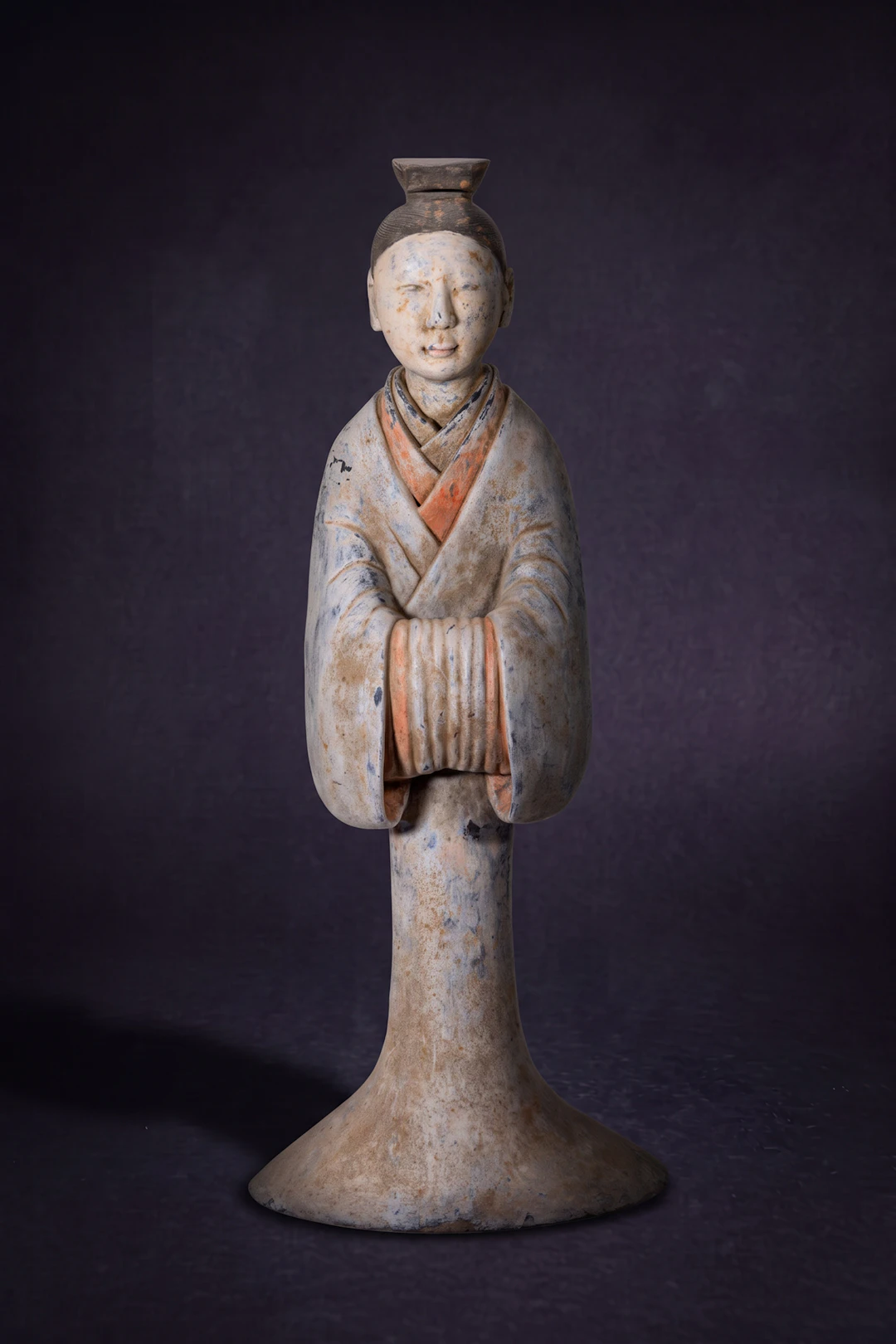 CHINESE TERRACOTTA COURT LADY - TL TESTED