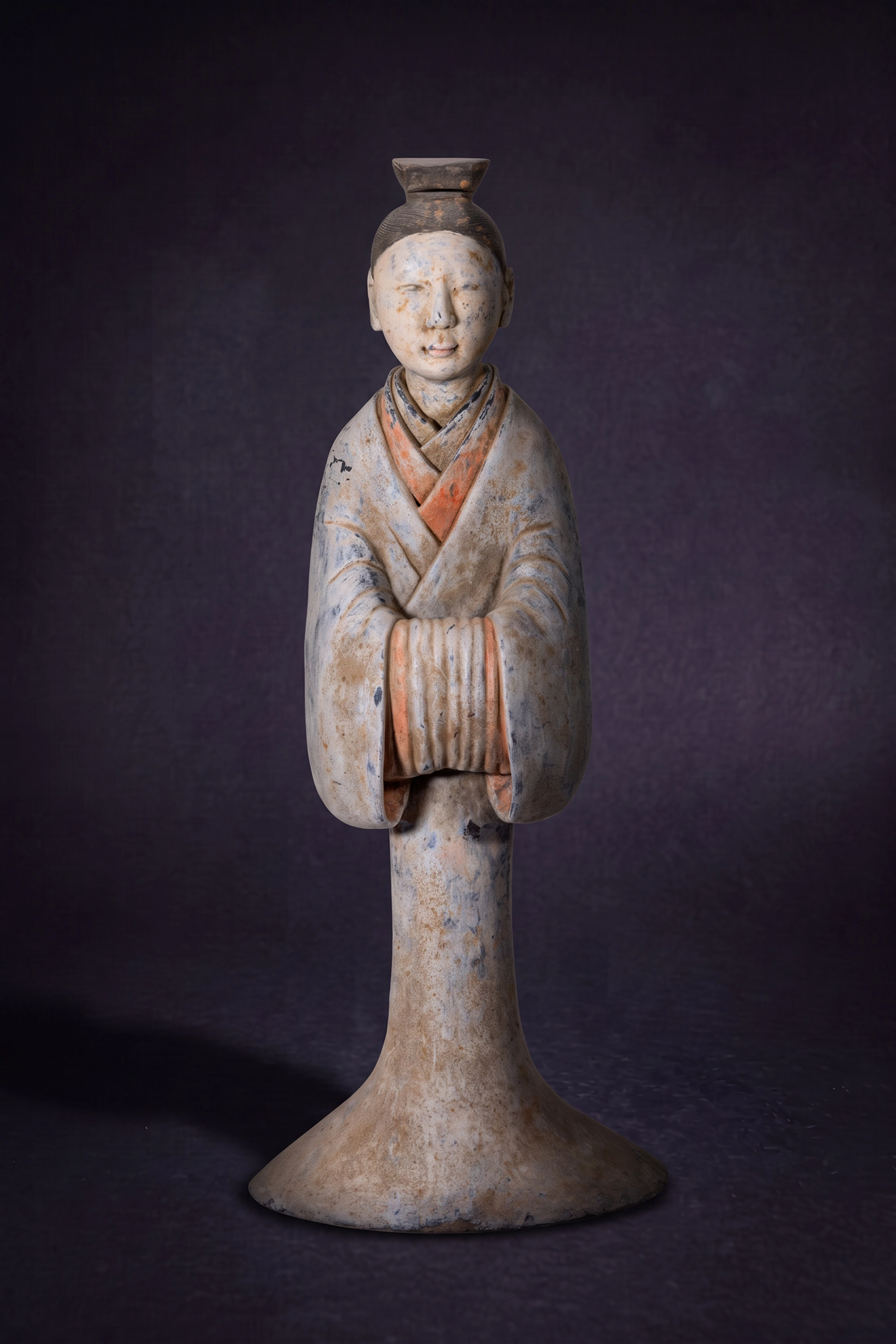 CHINESE TERRACOTTA COURT LADY - TL TESTED