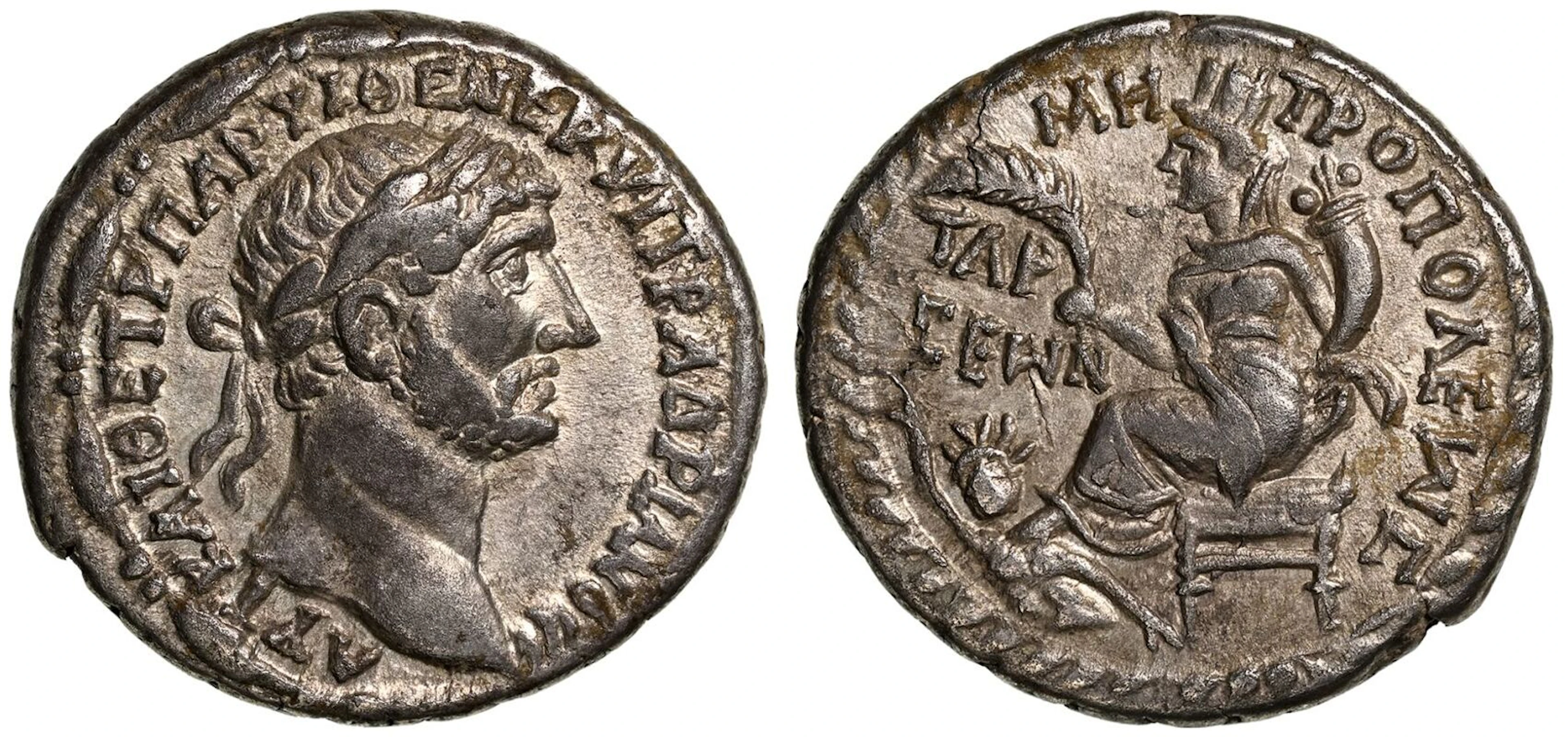 Cilicia, Tarsus, Hadrian AR Tetradrachm