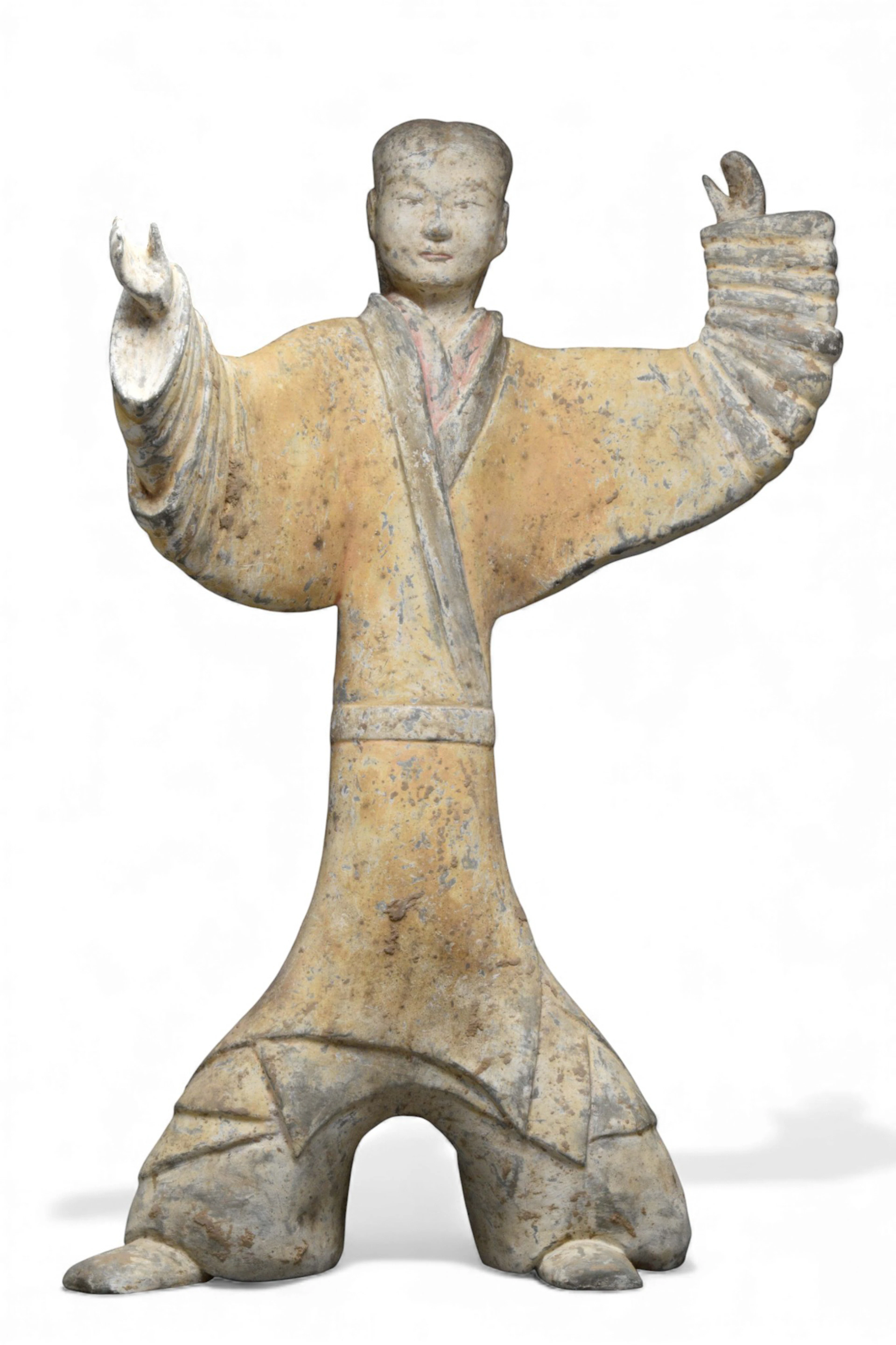 CHINESE TERRACOTTA DANCING LADY - TL TESTED