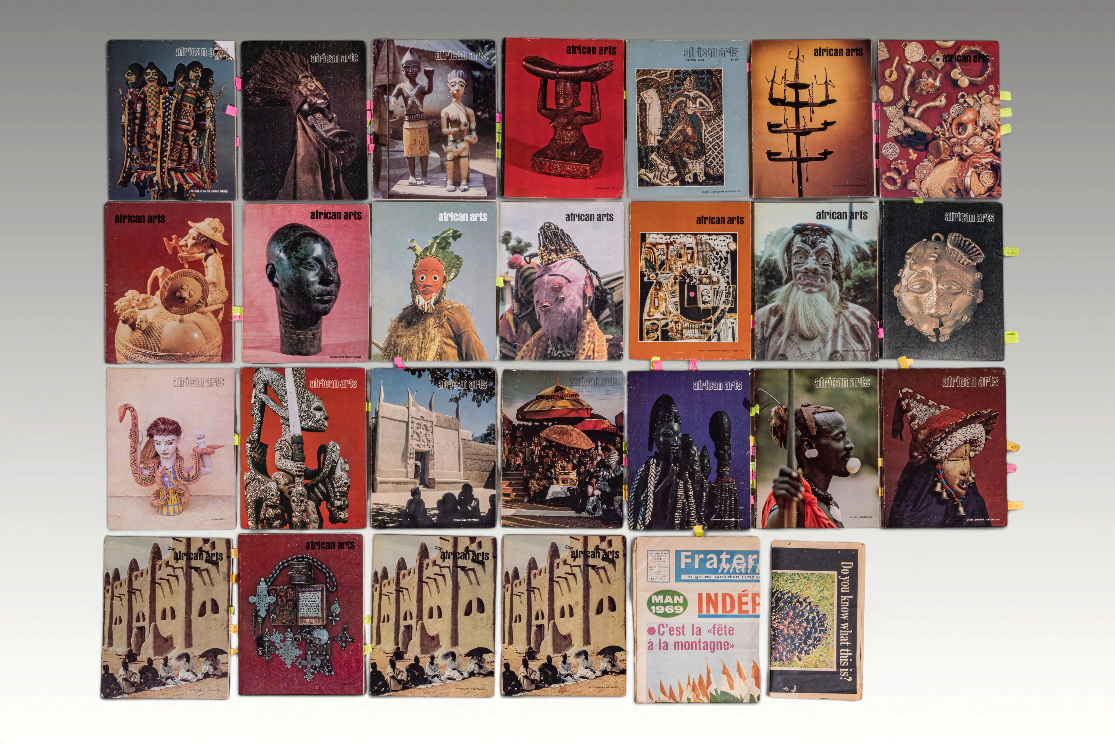 COLLECTION OF AFRICAN ART JOURNAL PUBLICATIONS