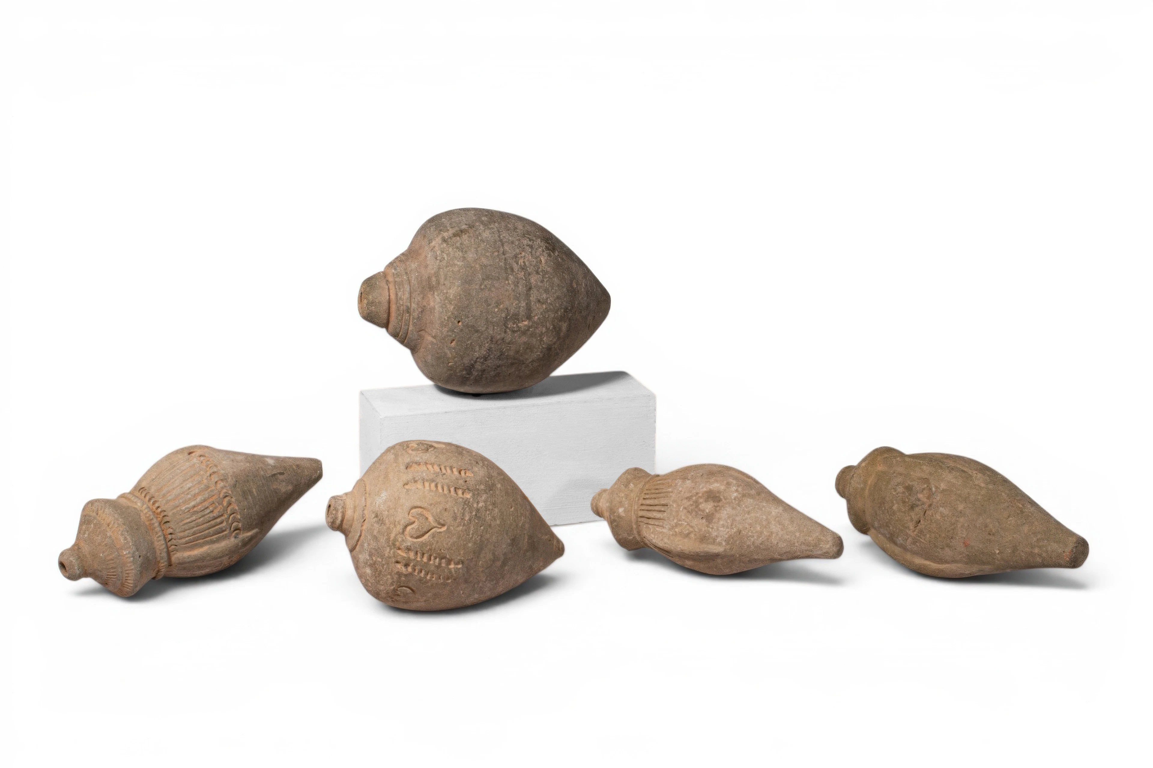 COLLECTION OF BYZANTINE TERRACOTTA GRENADES