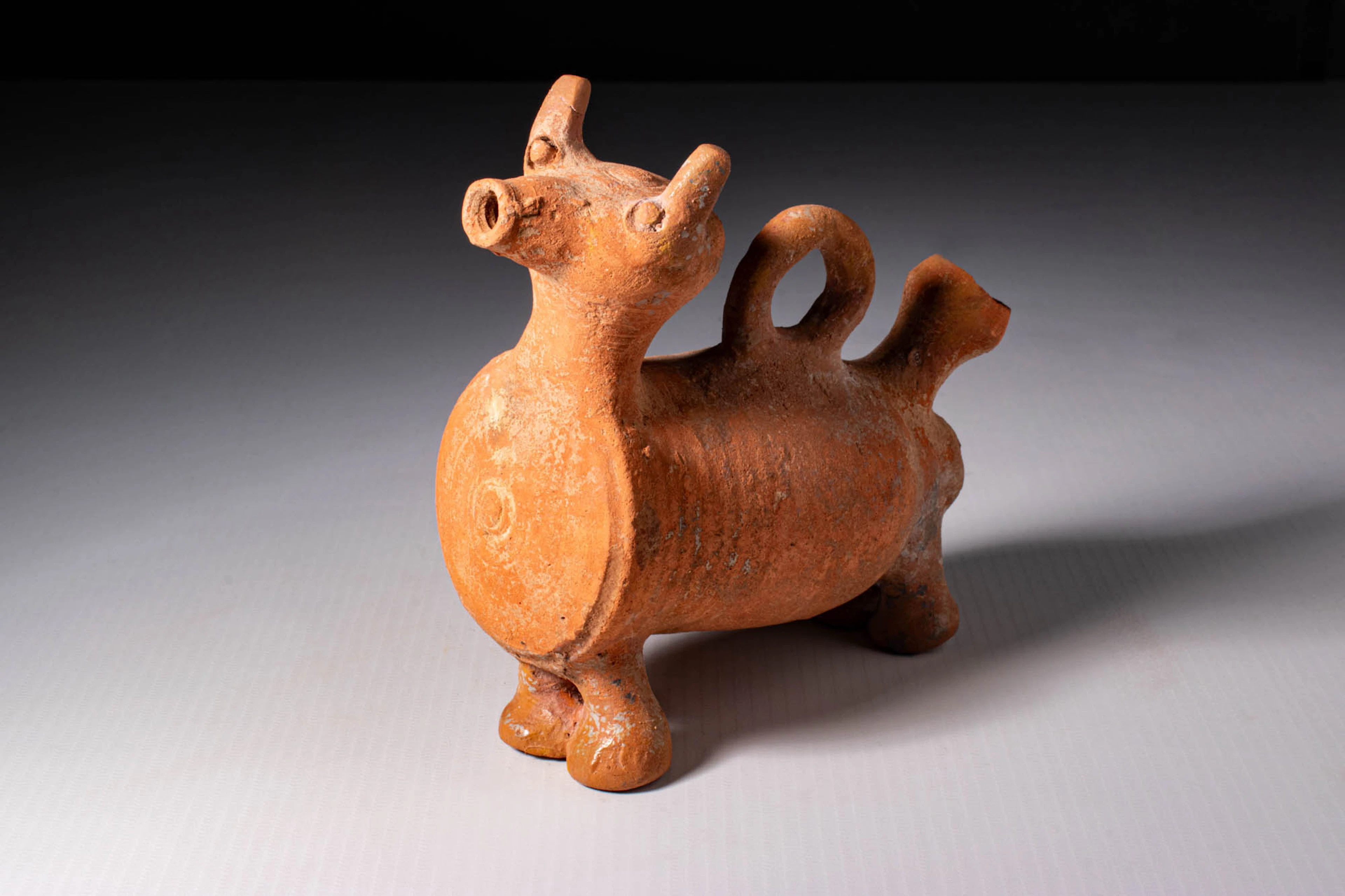 CYPRIOT TERRACOTTA ZOOMORPHIC ASKOS
