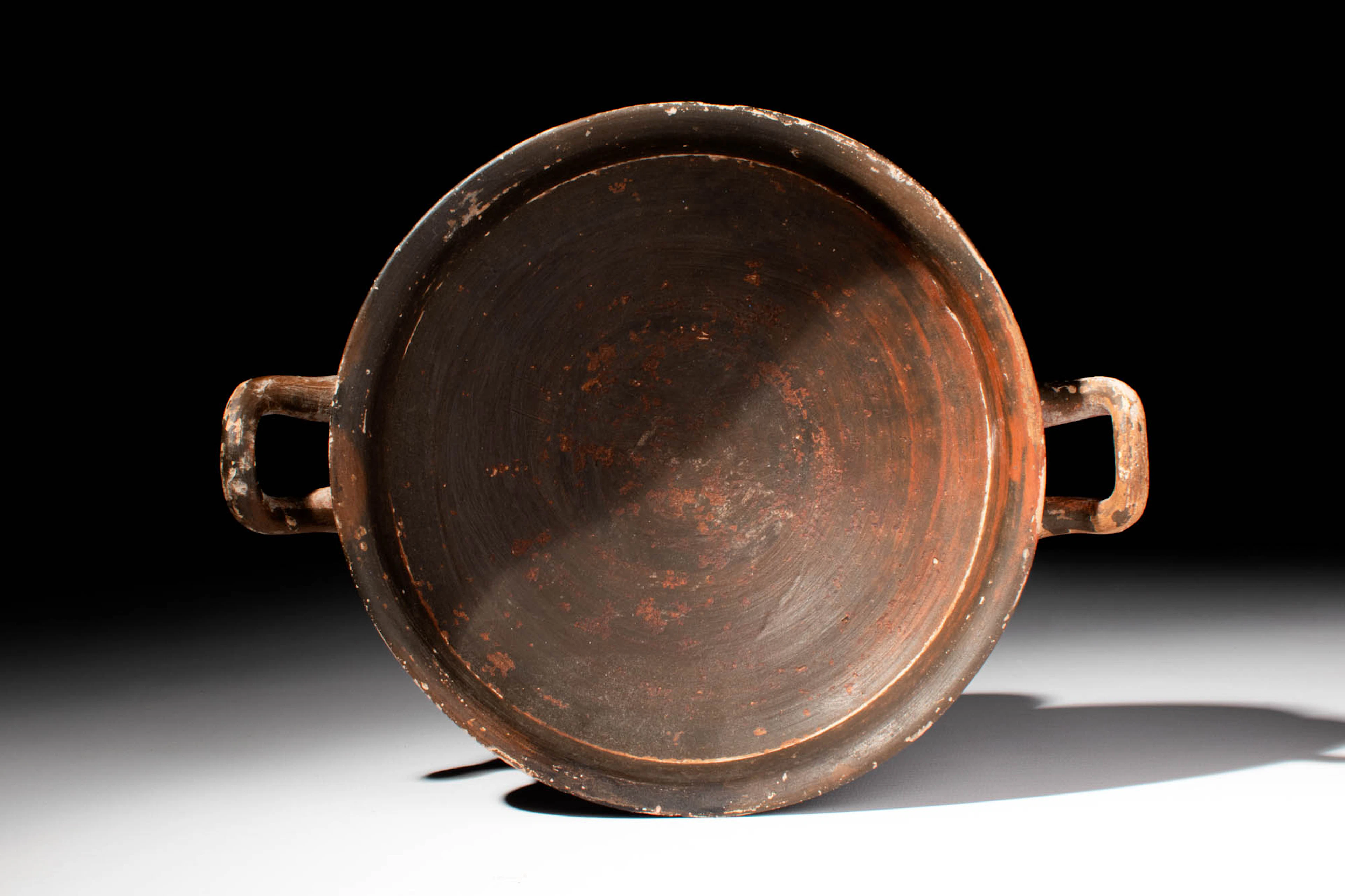 GREEK BLACK GLAZE KYLIX