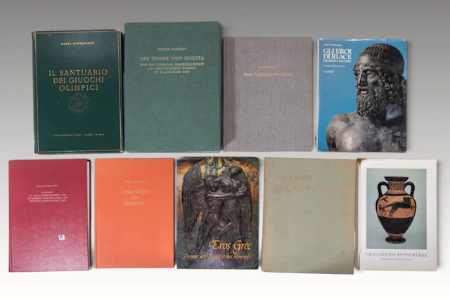 COLLECTION OF BOOKS ON GREEK ART