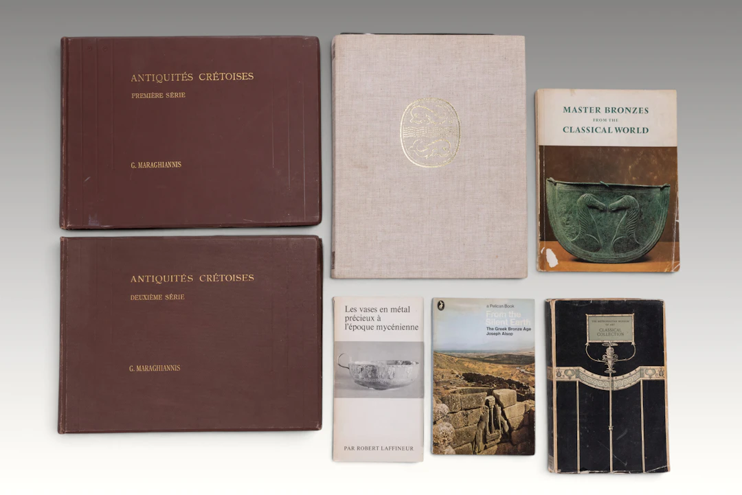 COLLECTION OF BOOKS ON GREEK ART AND CULTURE - EX LIBRARY OF ROBIN SIMS